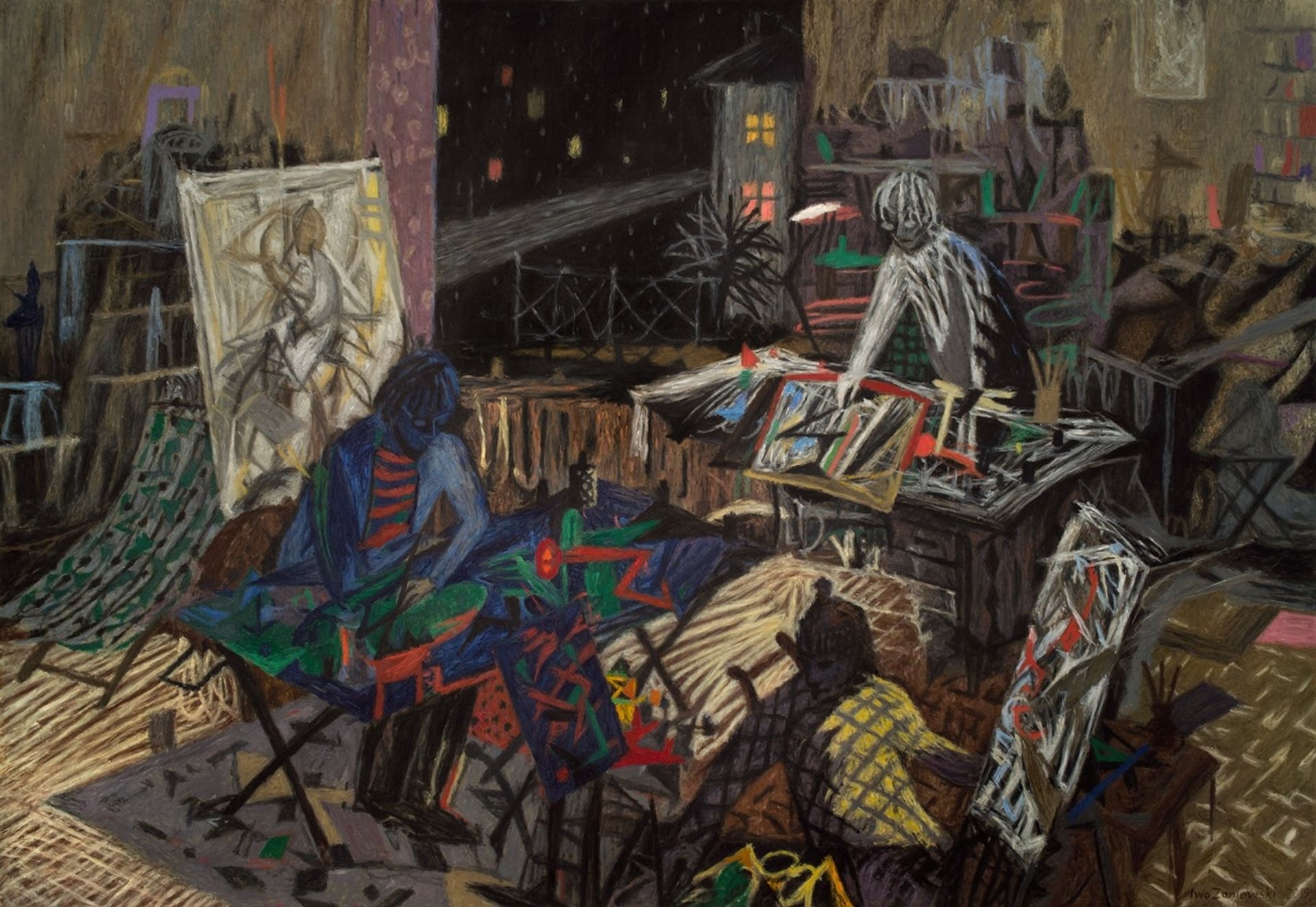 Abstractists in the Winter by Iwo Zaniewski