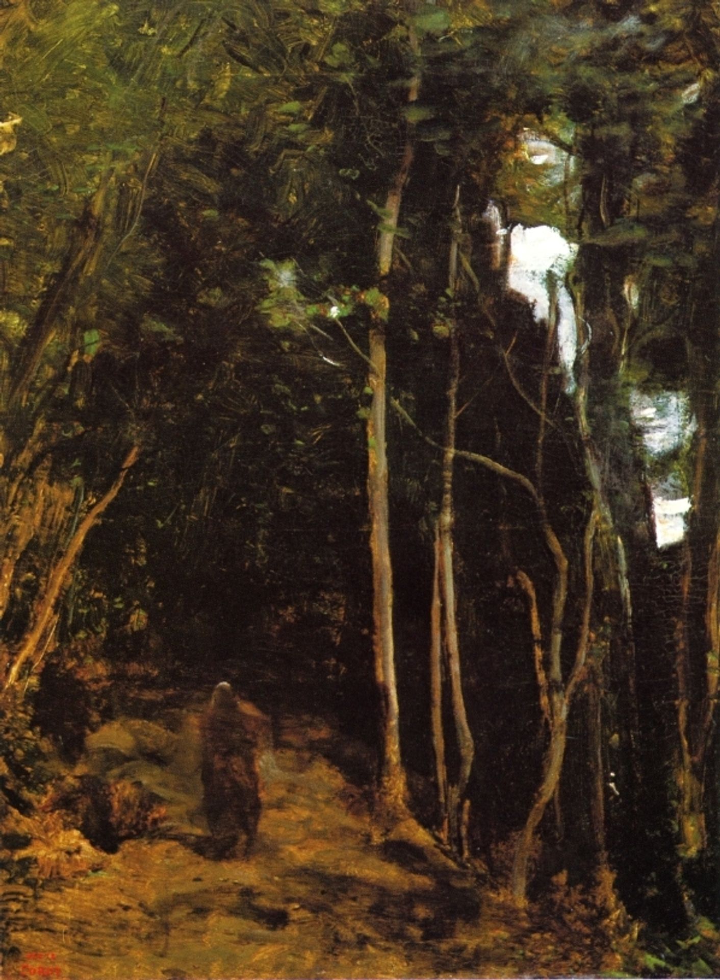 Forest in Fontainbleau by Camille Corot