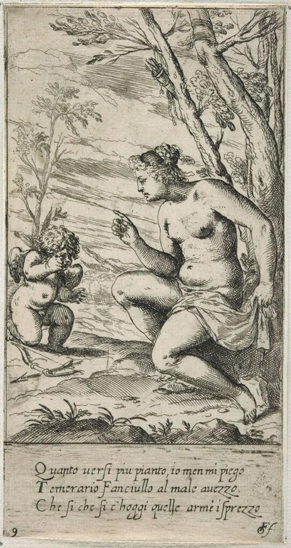 Venus Reproaching Amor by Odoardo Fialetti