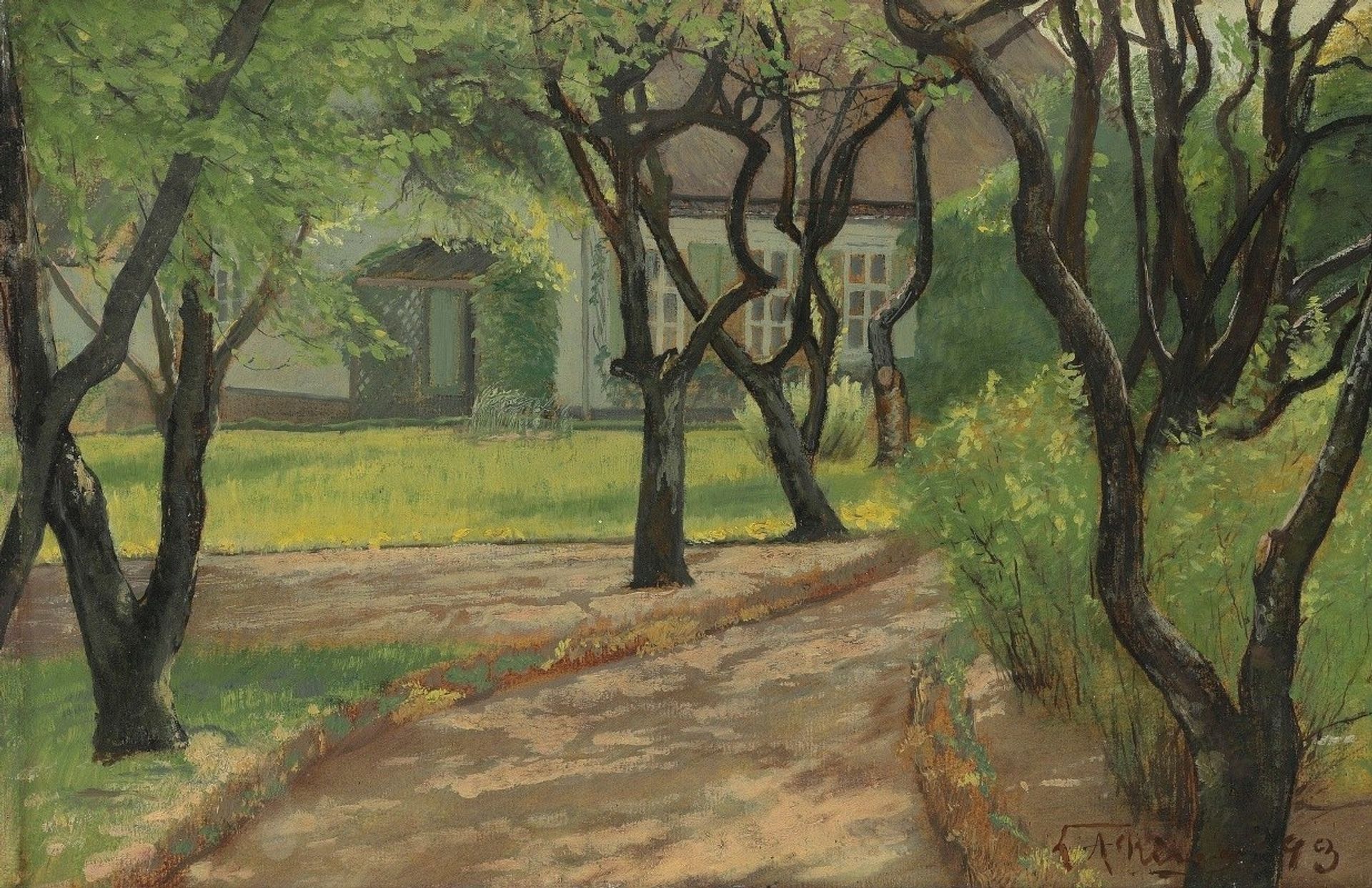 A winding path by L.A. Ring