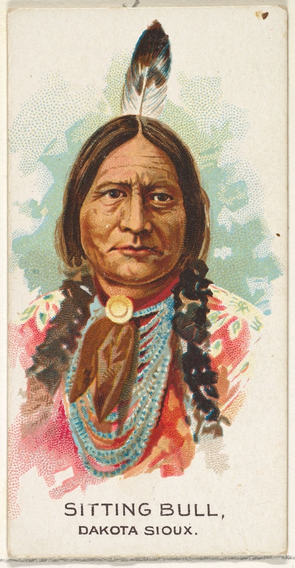 Sitting Bull, Dakota Sioux, from the American Indian Chiefs series (N2) for Allen & Ginter Cigarettes Brands by Allen & Ginter