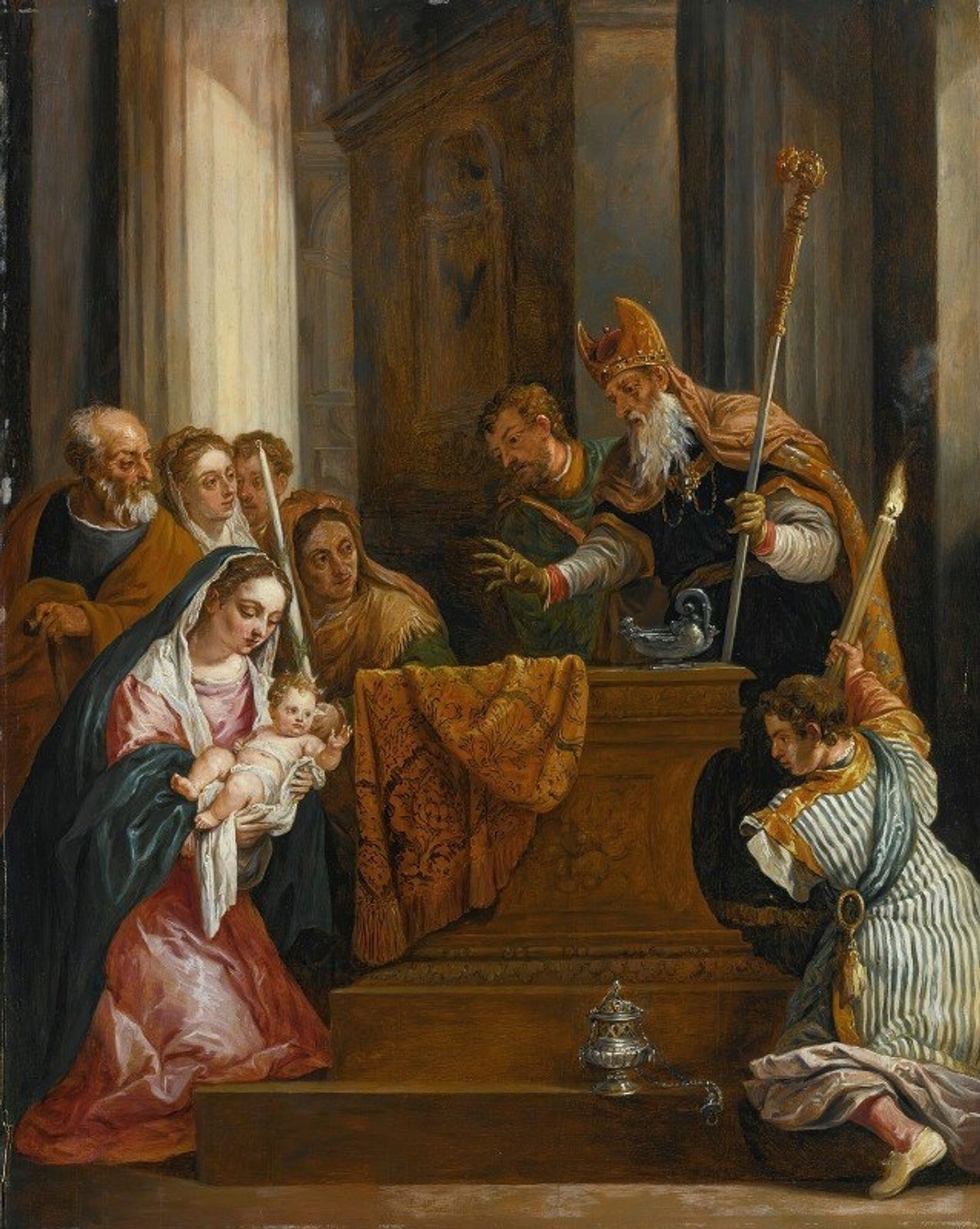 The Presentation In The Temple by David Teniers The Younger