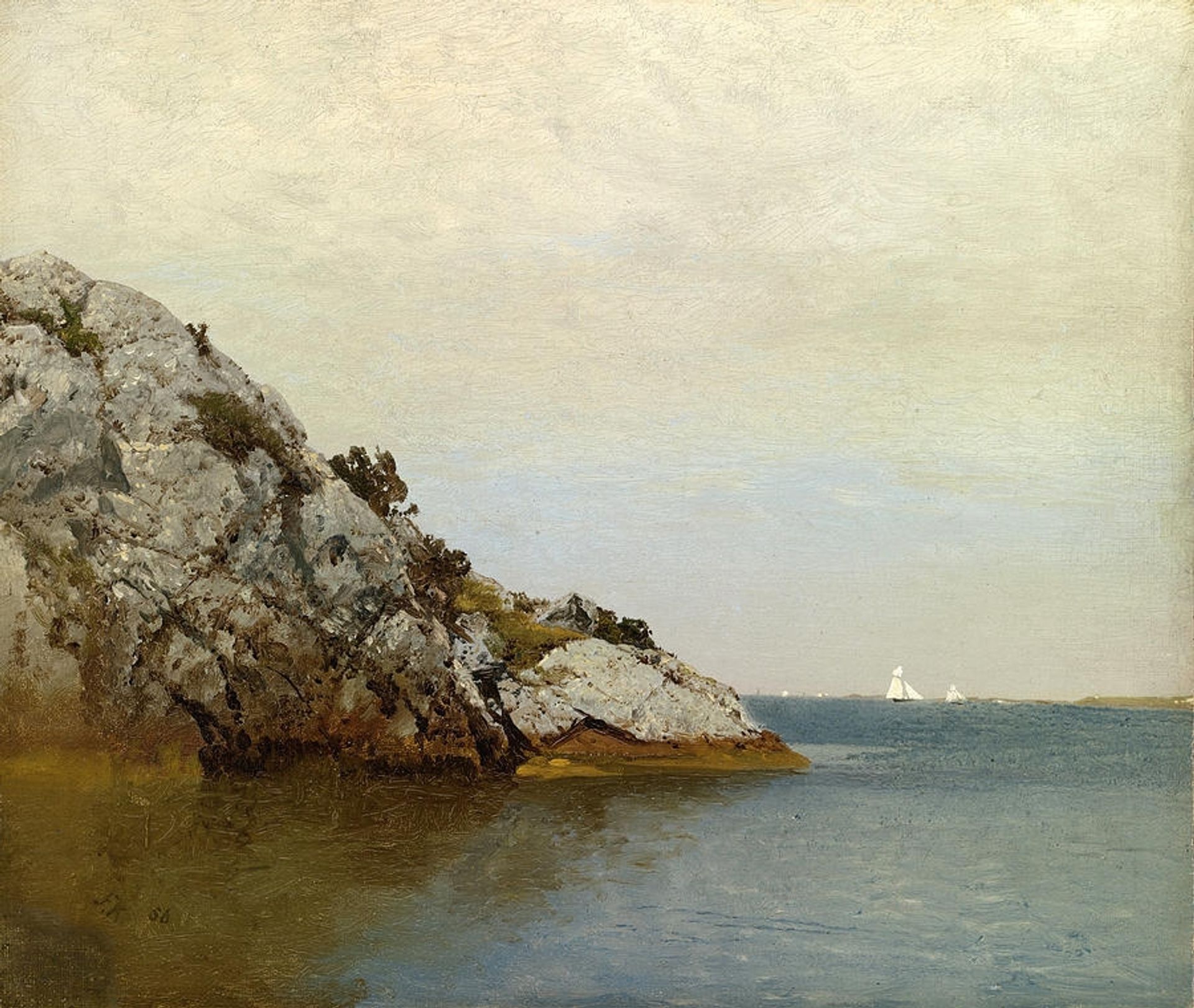Near Newport Rhode Island by John Frederick Kensett