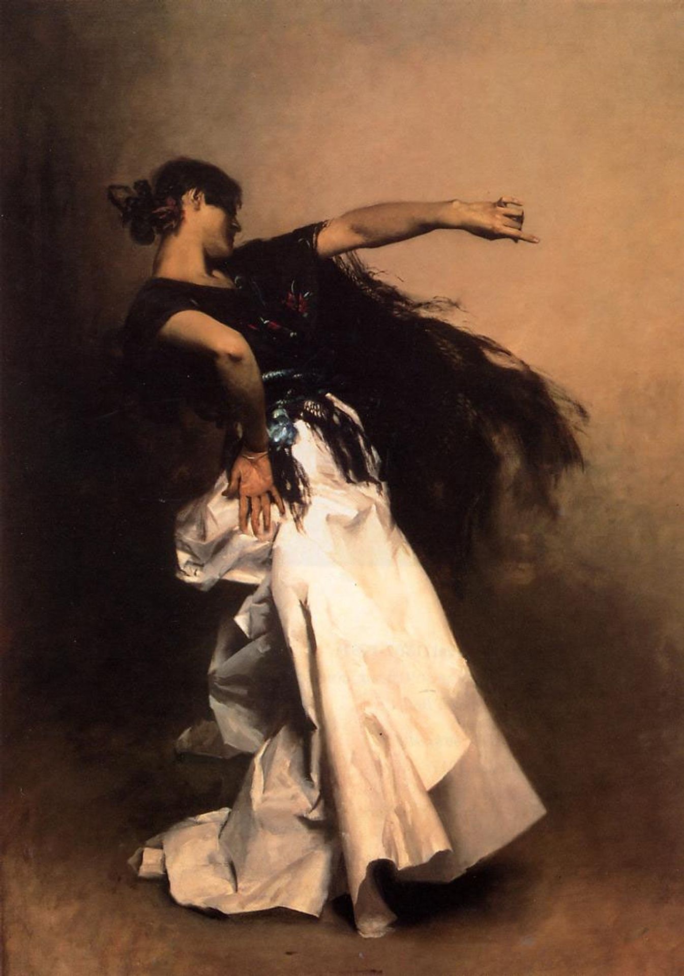 The Spanish Dancer, study for 'El Jaleo' by John Singer Sargent