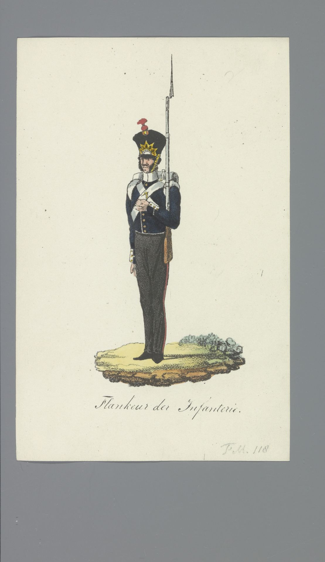 Flankeur der Infanterie by Albertus Verhoesen