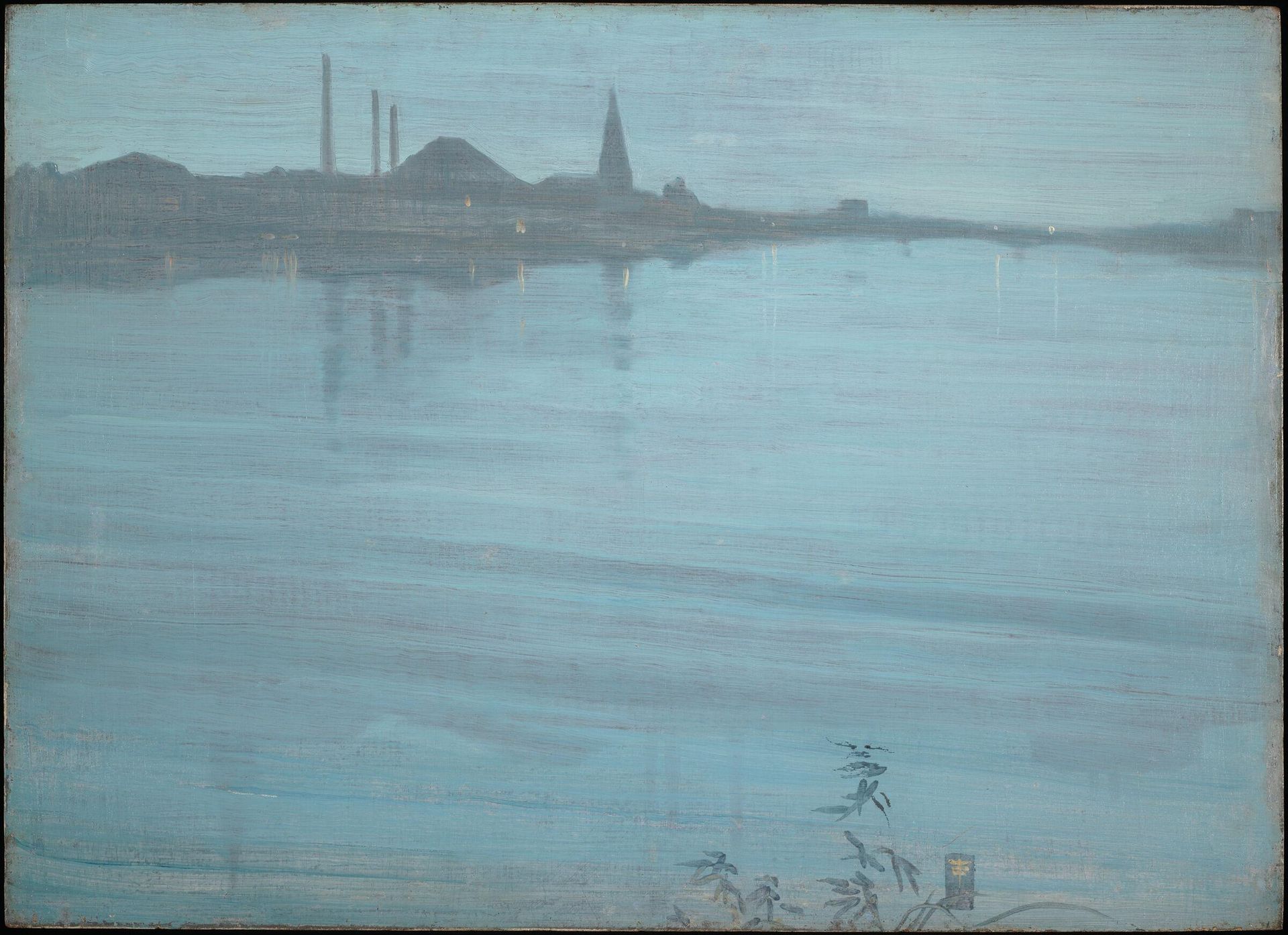 Nocturne in Blue and Silver by James Abbott McNeill Whistler