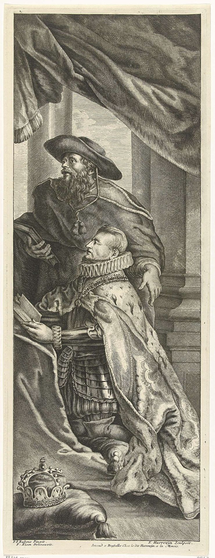 Portret van Albrecht, aartshertog van Oostenrijk by François Harrewijn