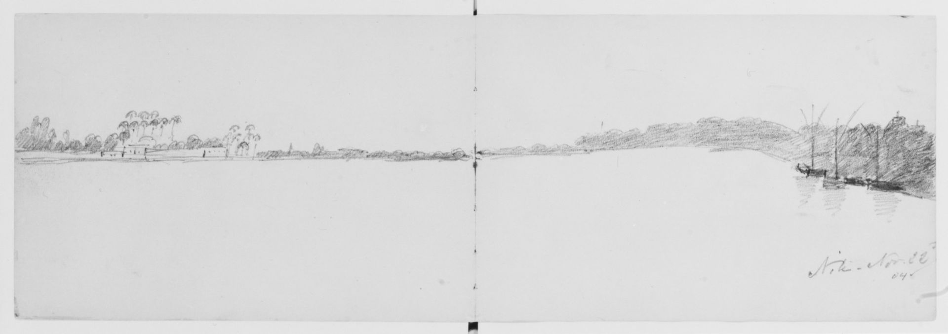 Nile, 1904 (from Sketchbook) by Mary Newbold Sargent
