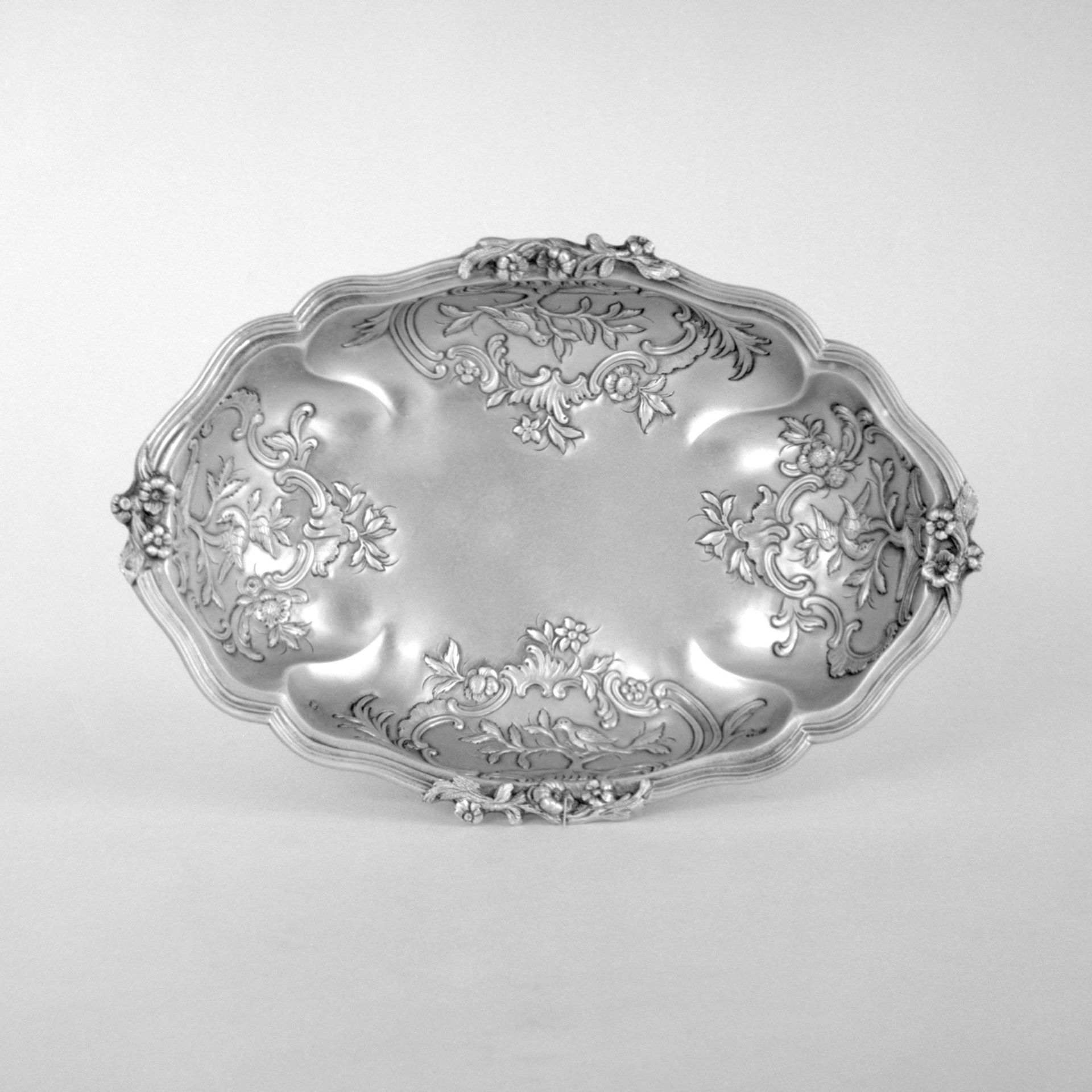 Oval dish by Johann Martin Satzger I