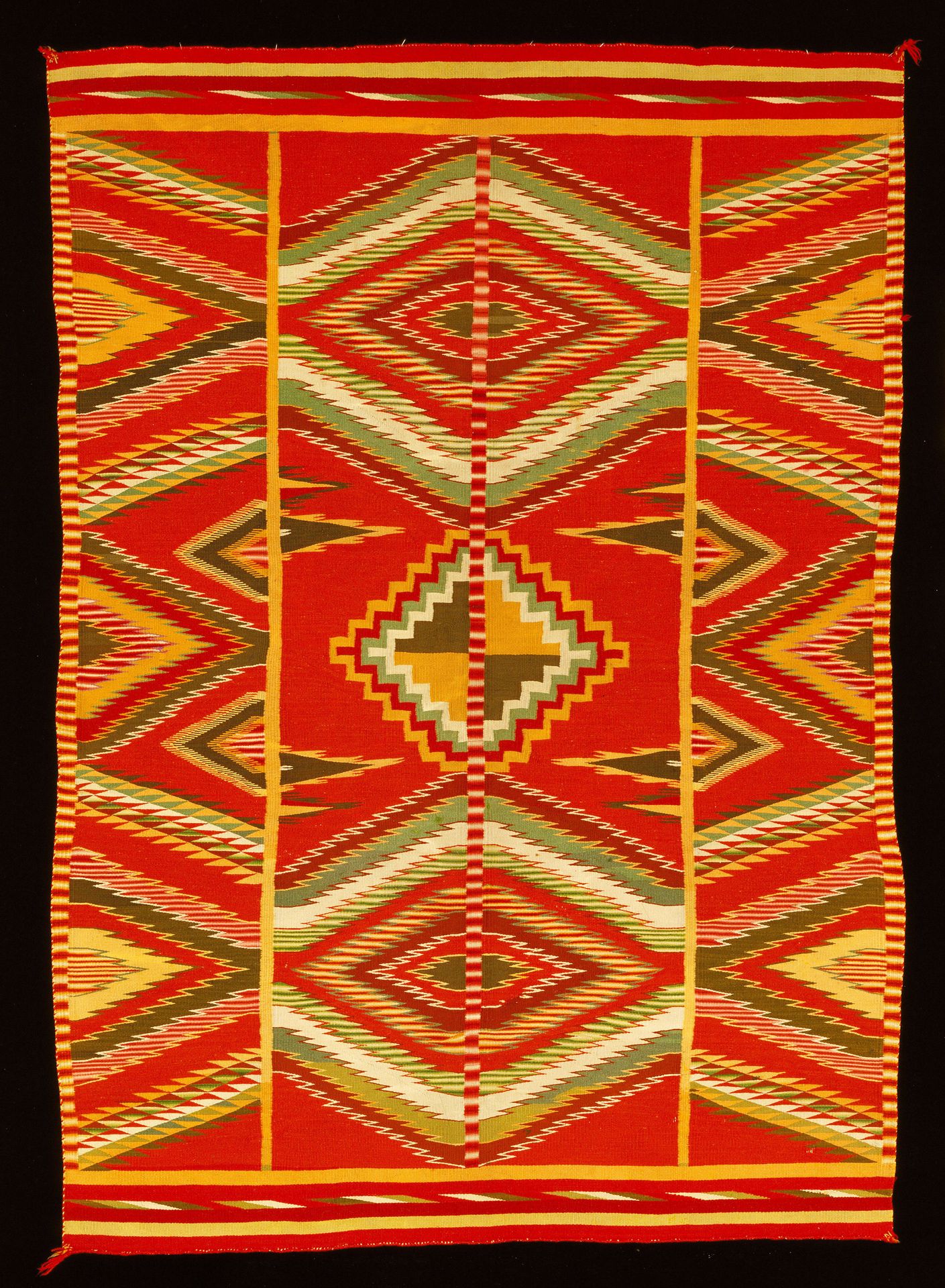 'Eye-dazzler' Blanket by Navajo (Diné)