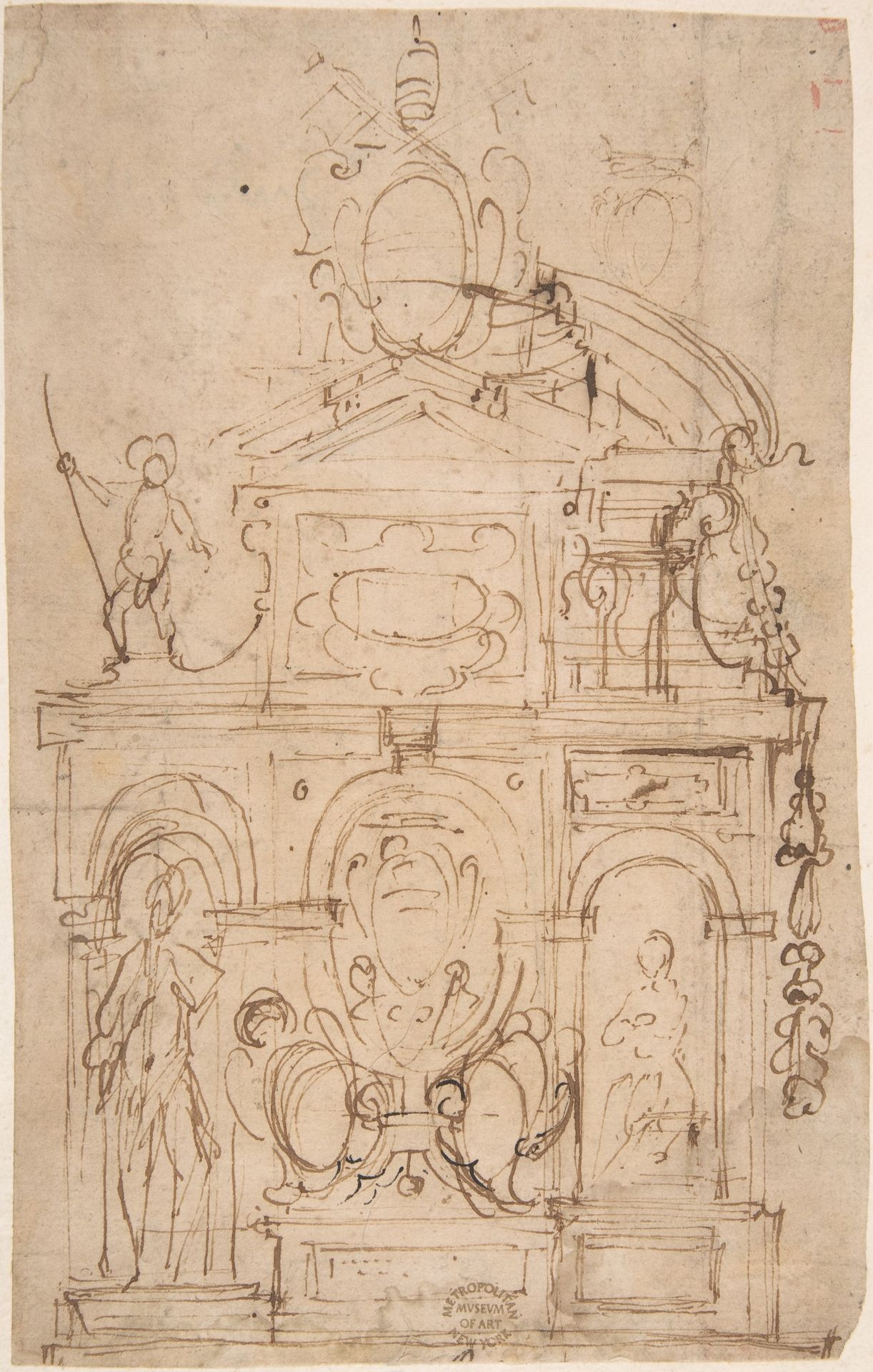 Sketch for Wall Monument by Anonymous