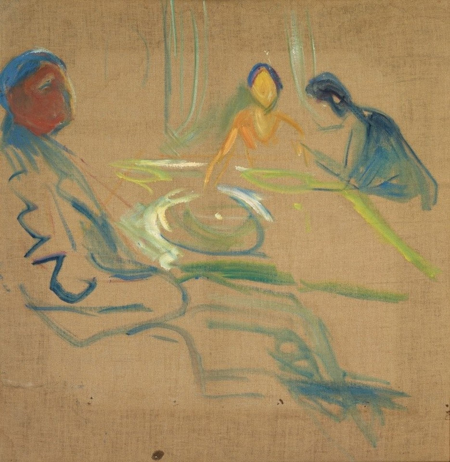 The Wedding of the Bohemian by Edvard Munch