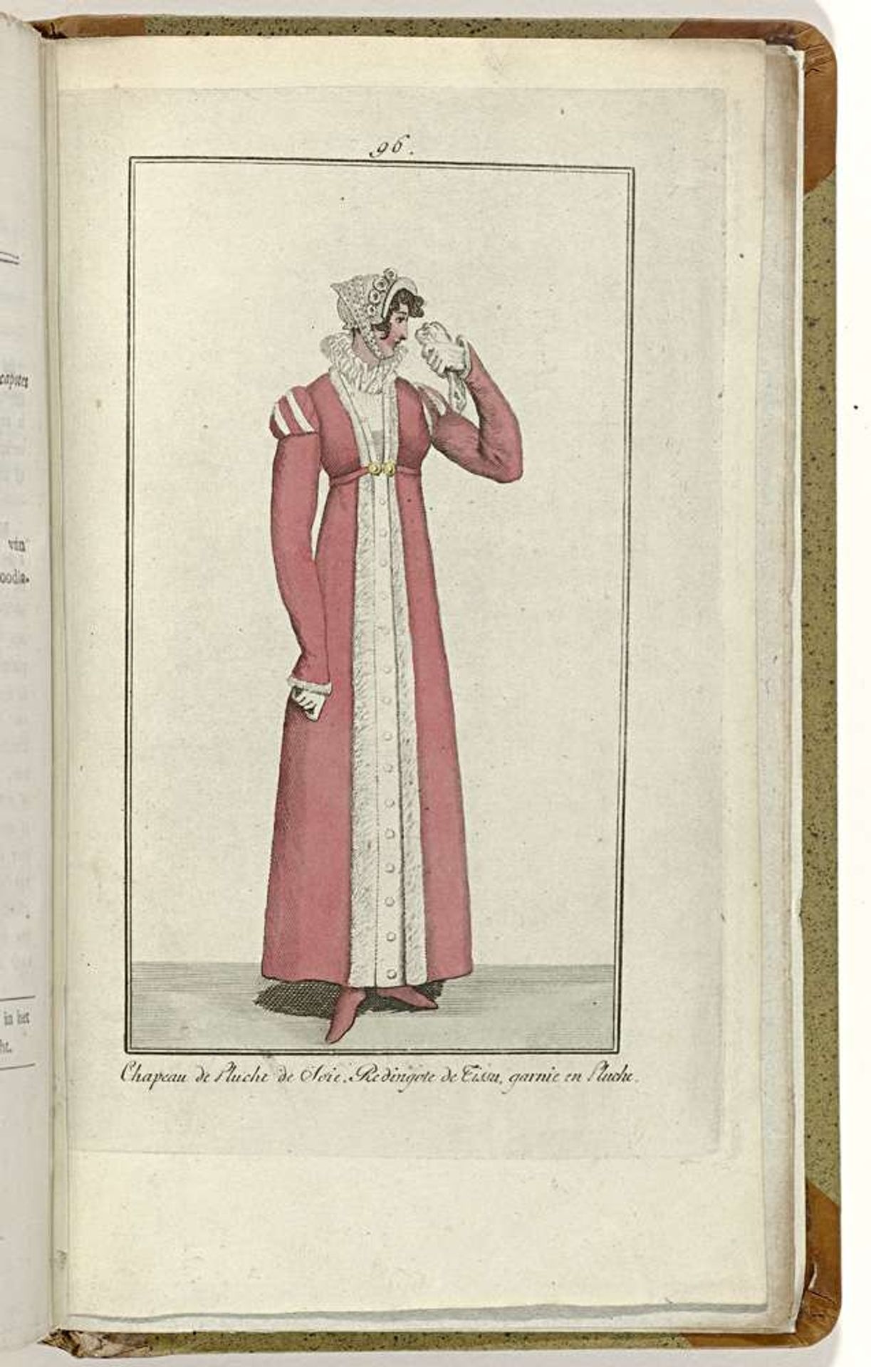 Elegantia, of tijdschrift van mode, luxe en smaak voor dames, December 1809, No. 96: Chapeau de Pluche de Soie... by Anonymous