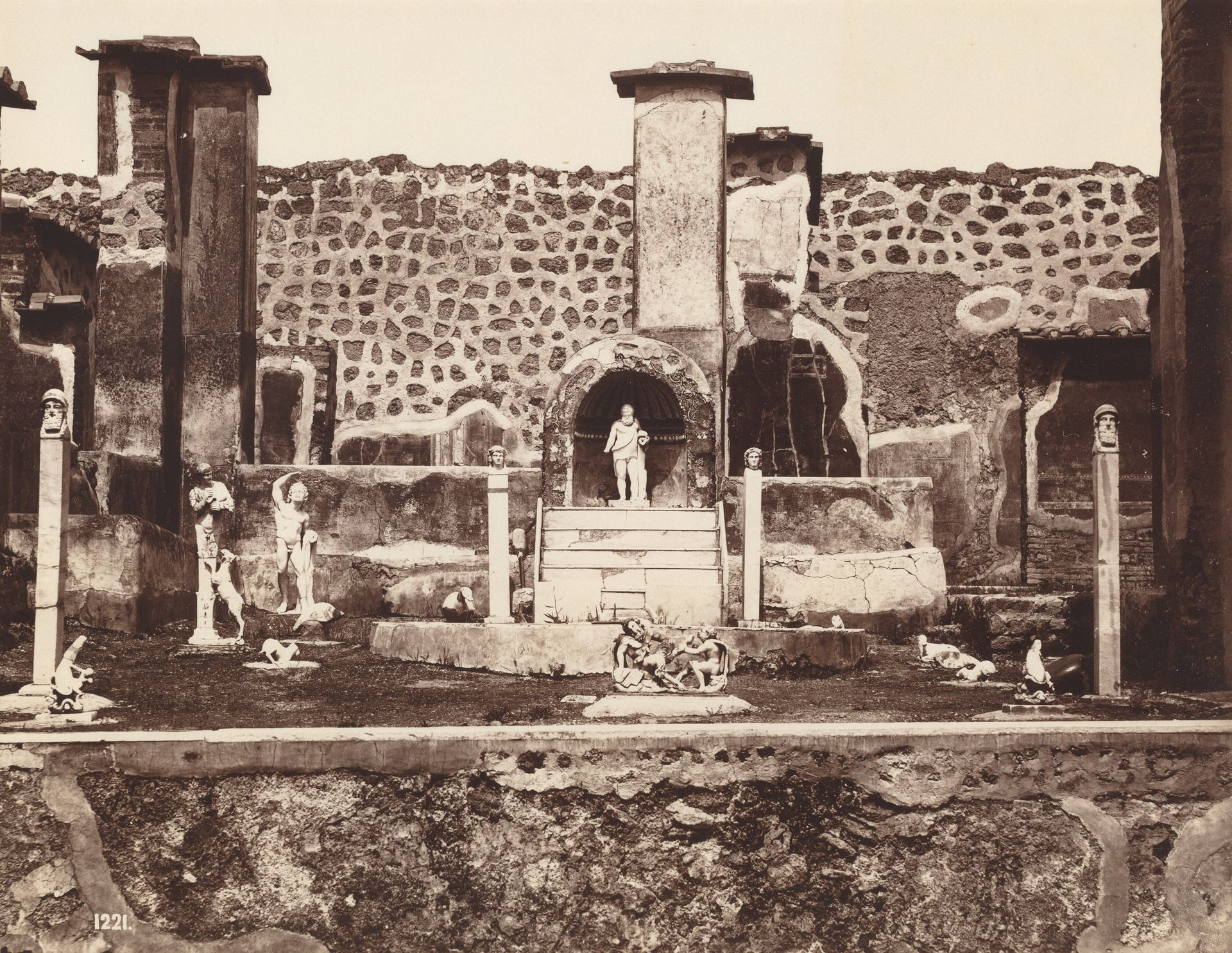 Casa di Marco Lucrezio, Pompei (House of Marco Lucrezio, Pompeii) by Giorgio Sommer
