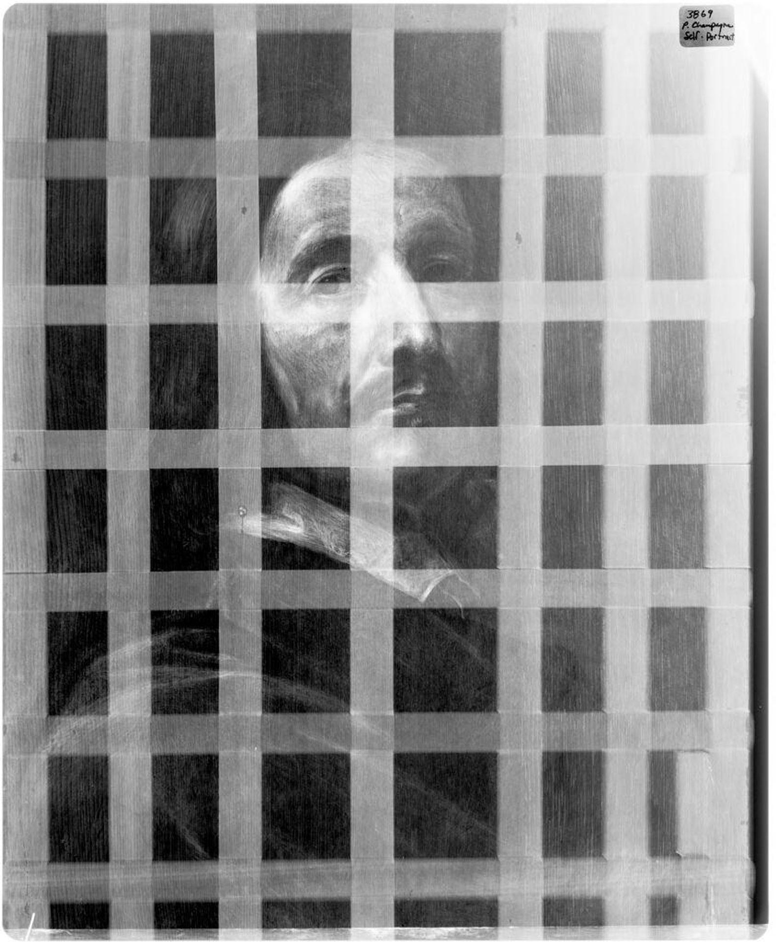 X-radiograph(s) of "Self-Portrait" by Artist of original: Philippe de Champaigne