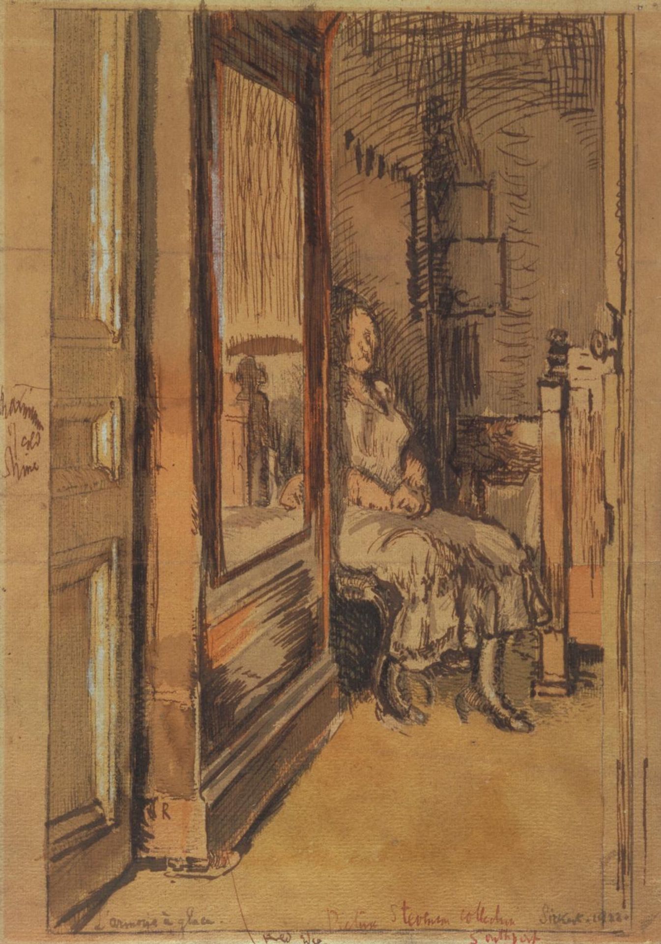 Study for ‘L’Armoire à glace’ by Walter Richard Sickert