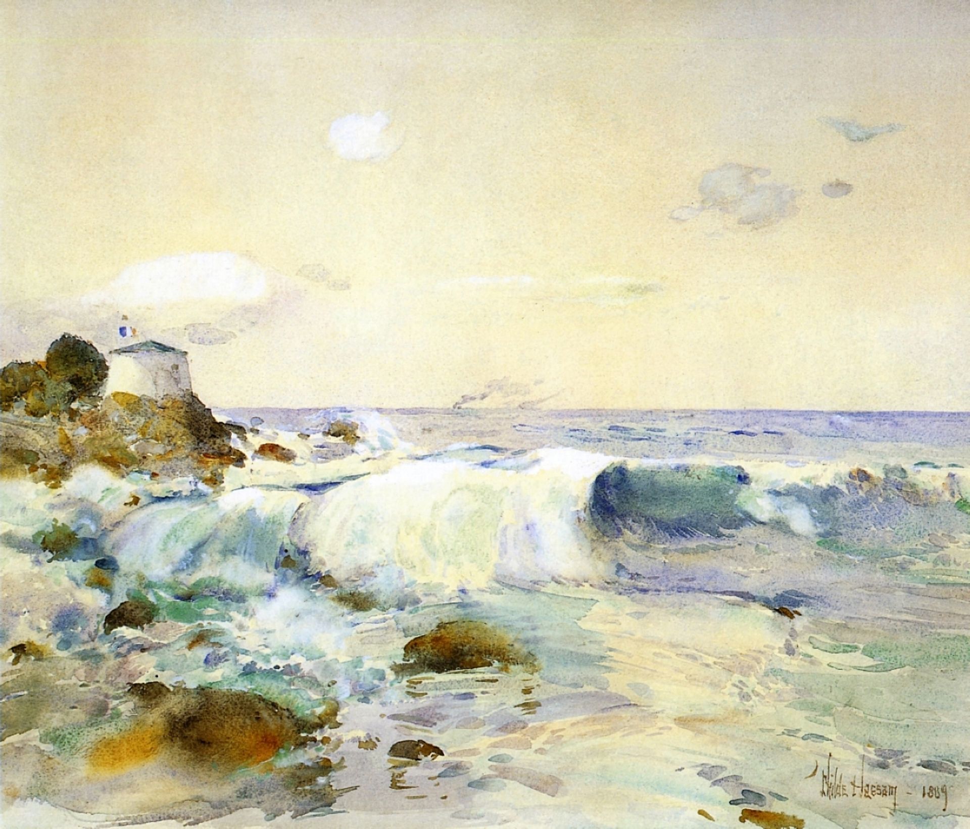 On the Brittany Coast by Childe Hassam