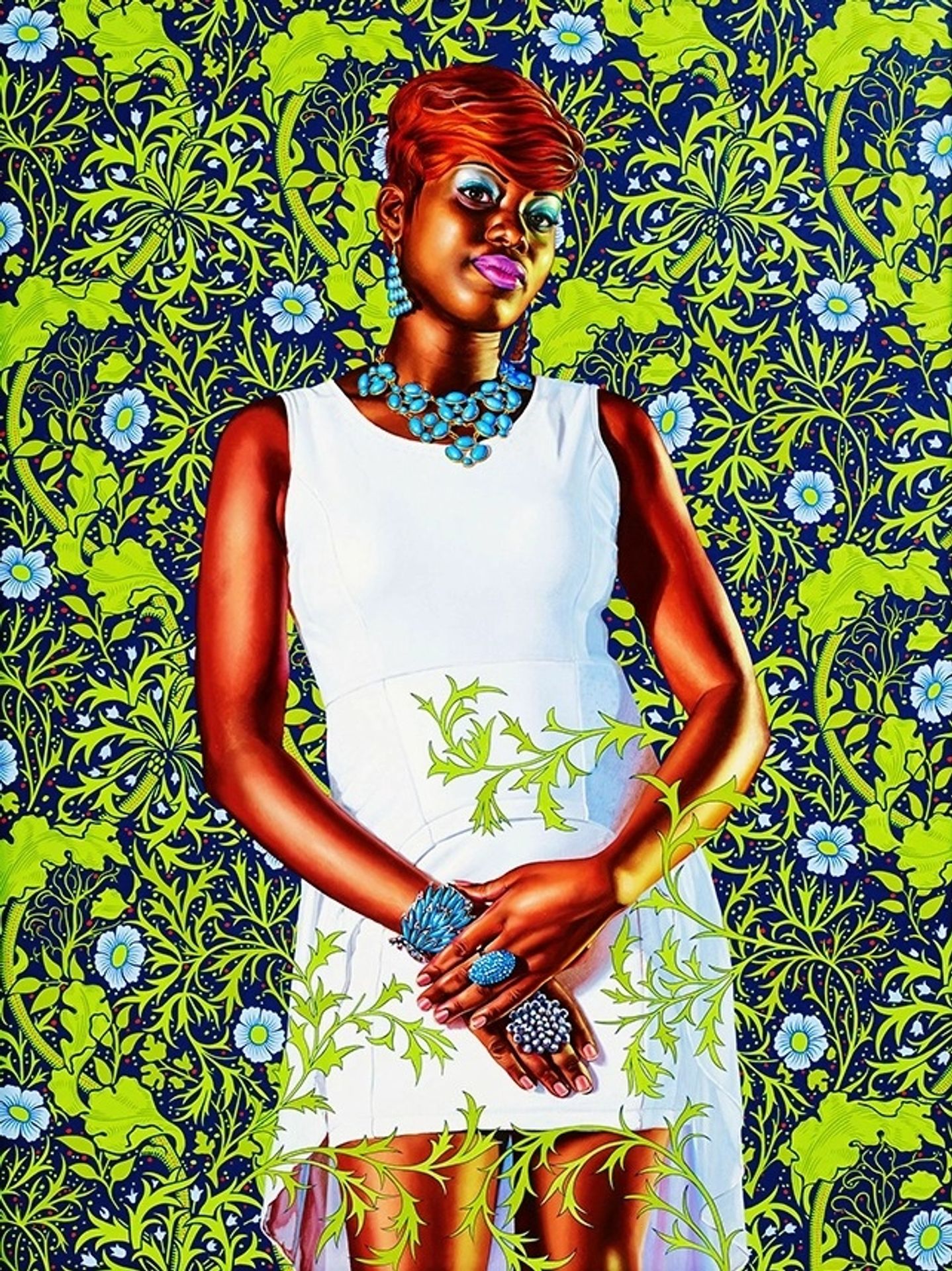 Portrait Of A Lady by Kehinde Wiley