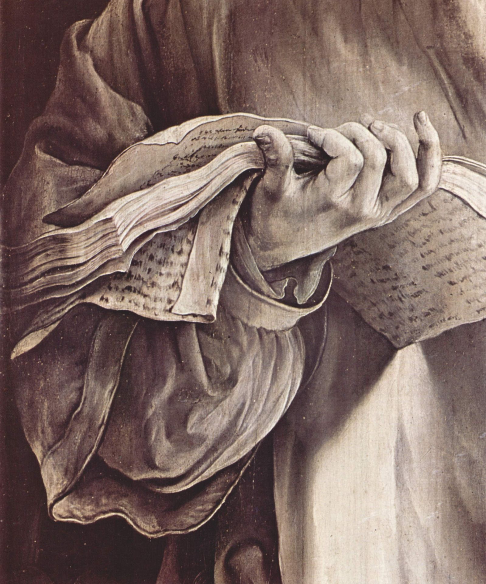 Heller Altarpiece (detail) by Matthias Grünewald