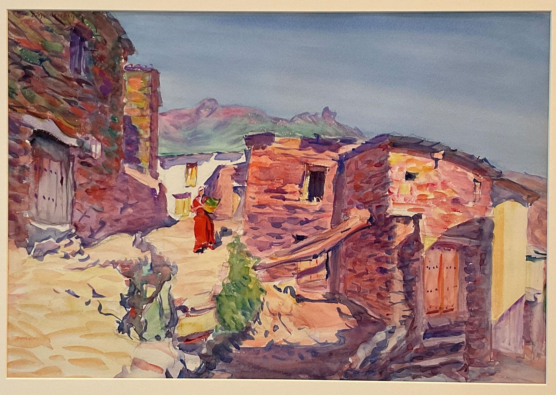 Street and Houses, Mexico by Dodge Macknight
