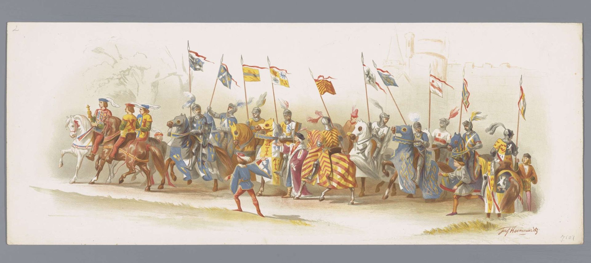 Utrechtse maskerade van 1876 (tweede plaat) by Anonymous