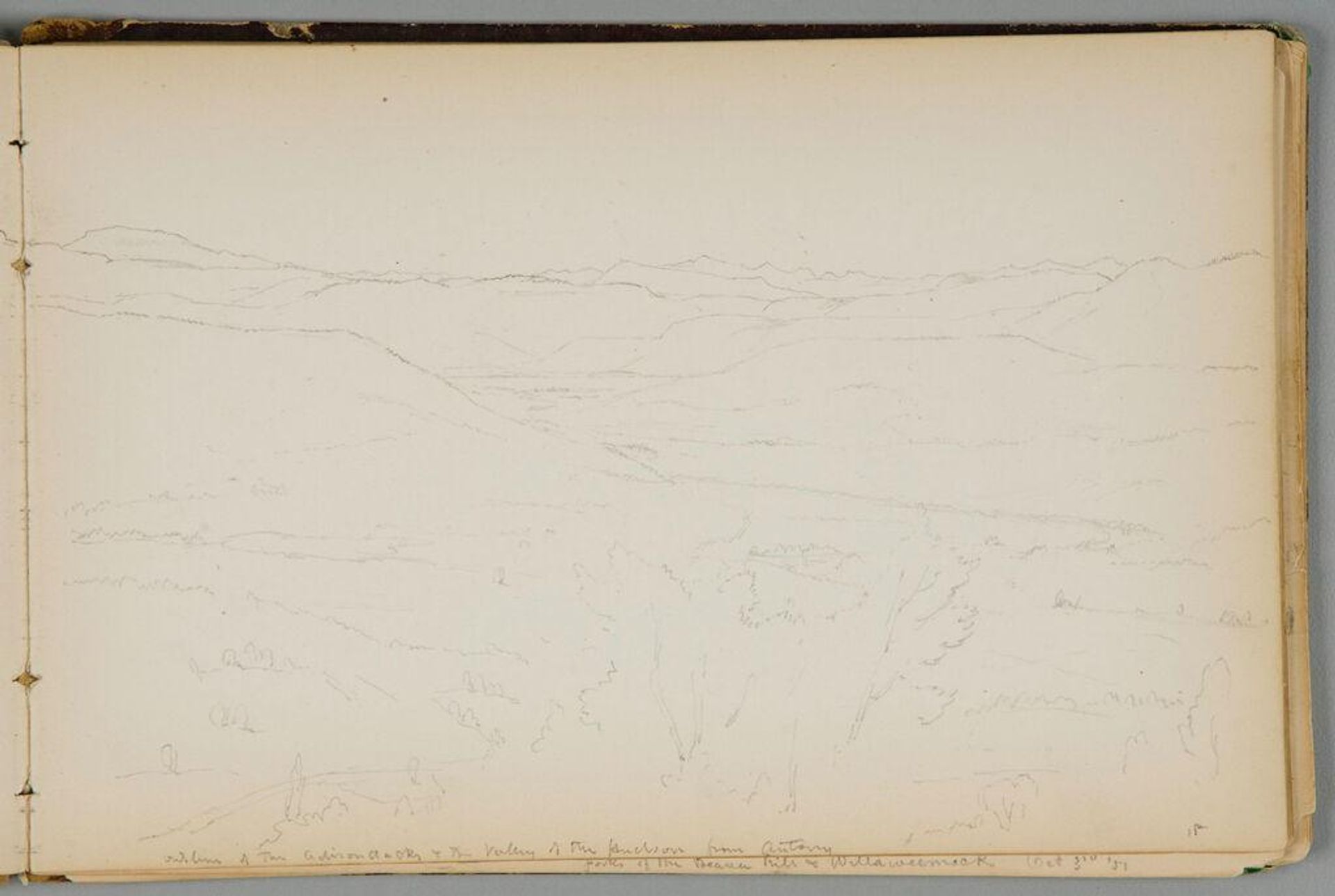 Adirondack and Hudson Valley Landscape by Sanford Robinson Gifford