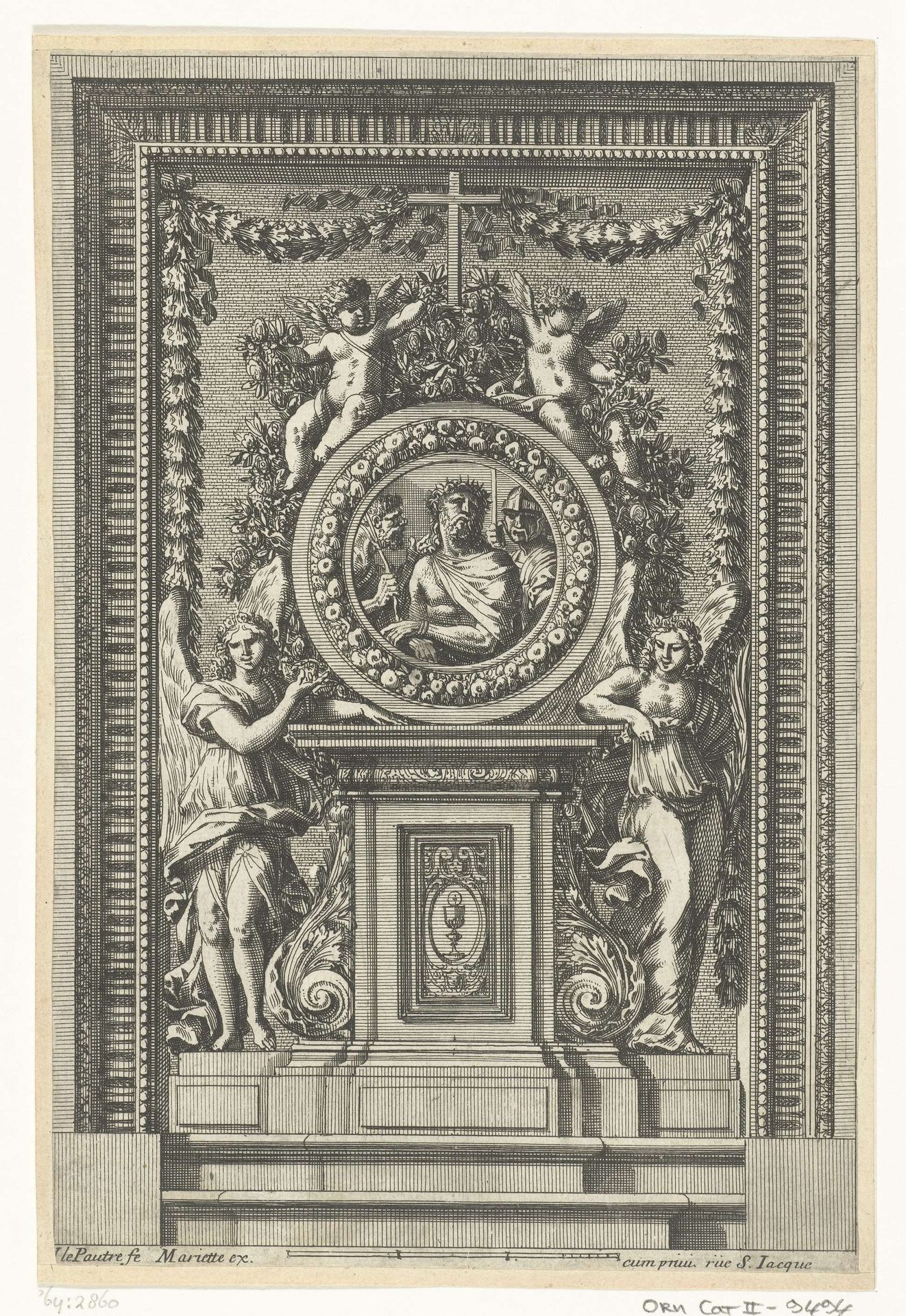 Tabernakel met Christus en de Doornenkroon by Jean Lepautre