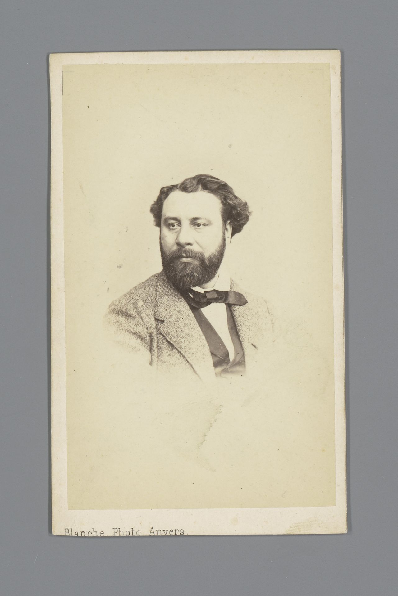 Portret van de schilder Hendrik Schaefels by Auguste Blanche
