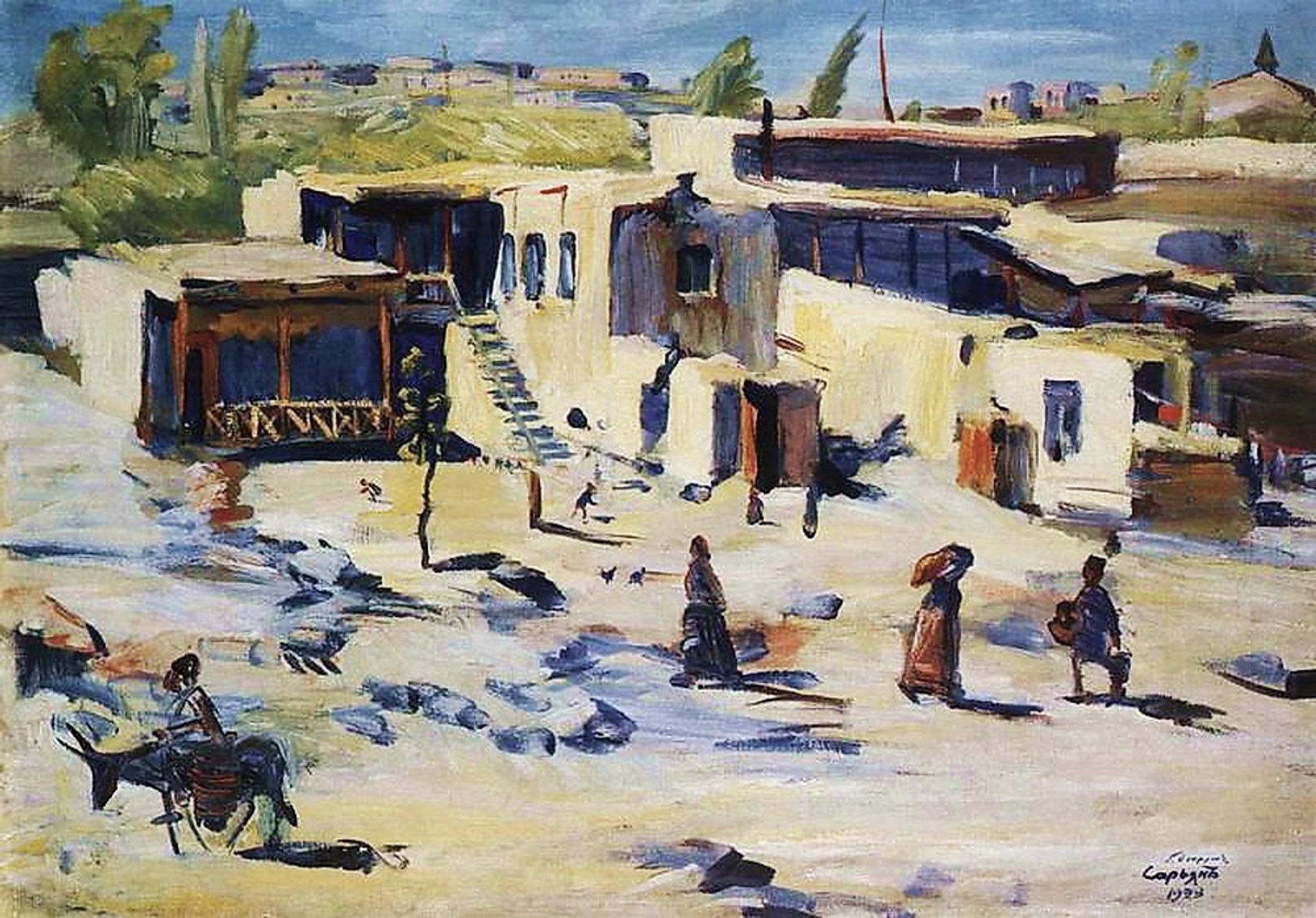 A nook of old Yerevan by Martiros Sarian