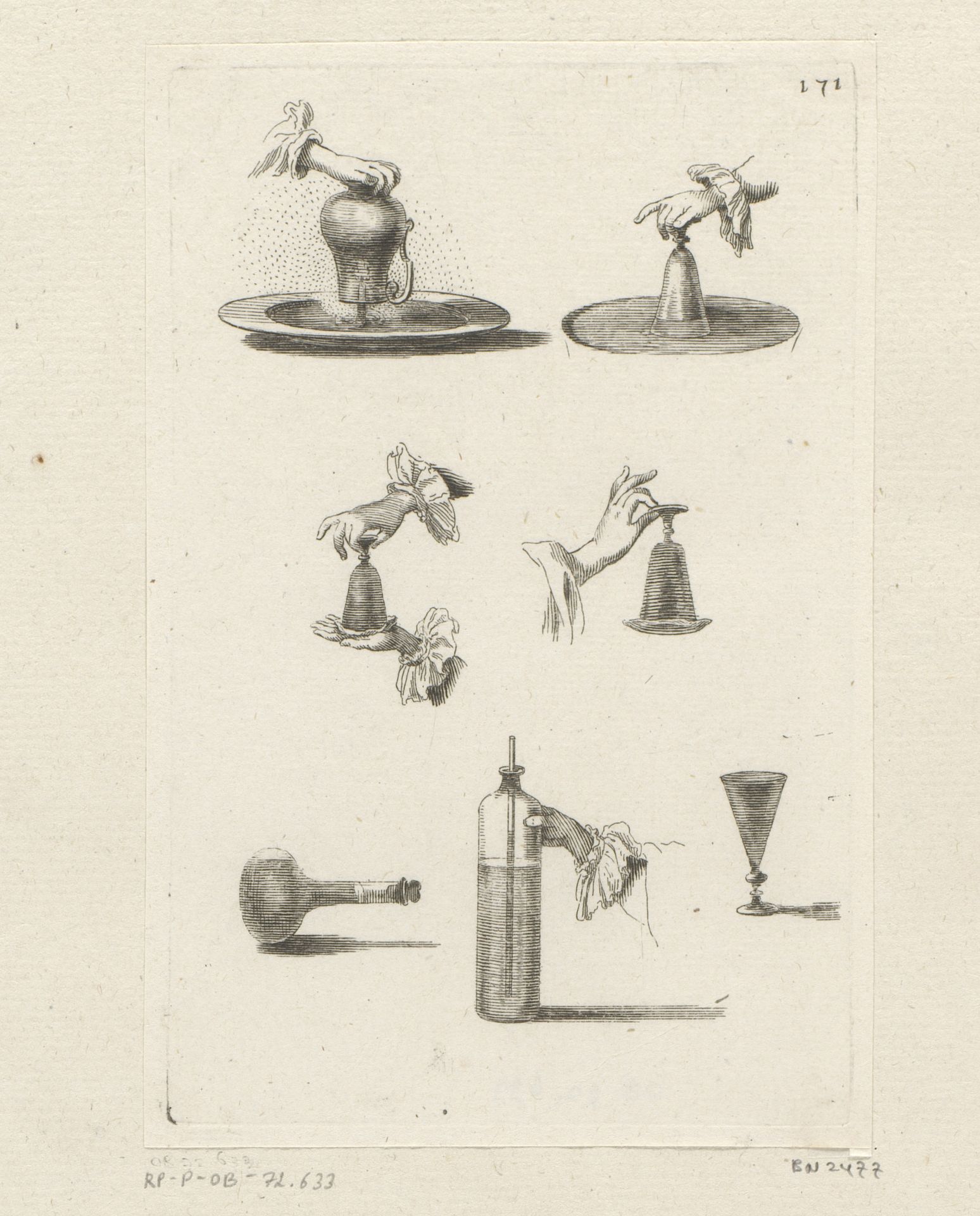 Experimenten met recipiënten en water by Sébastien Leclerc I
