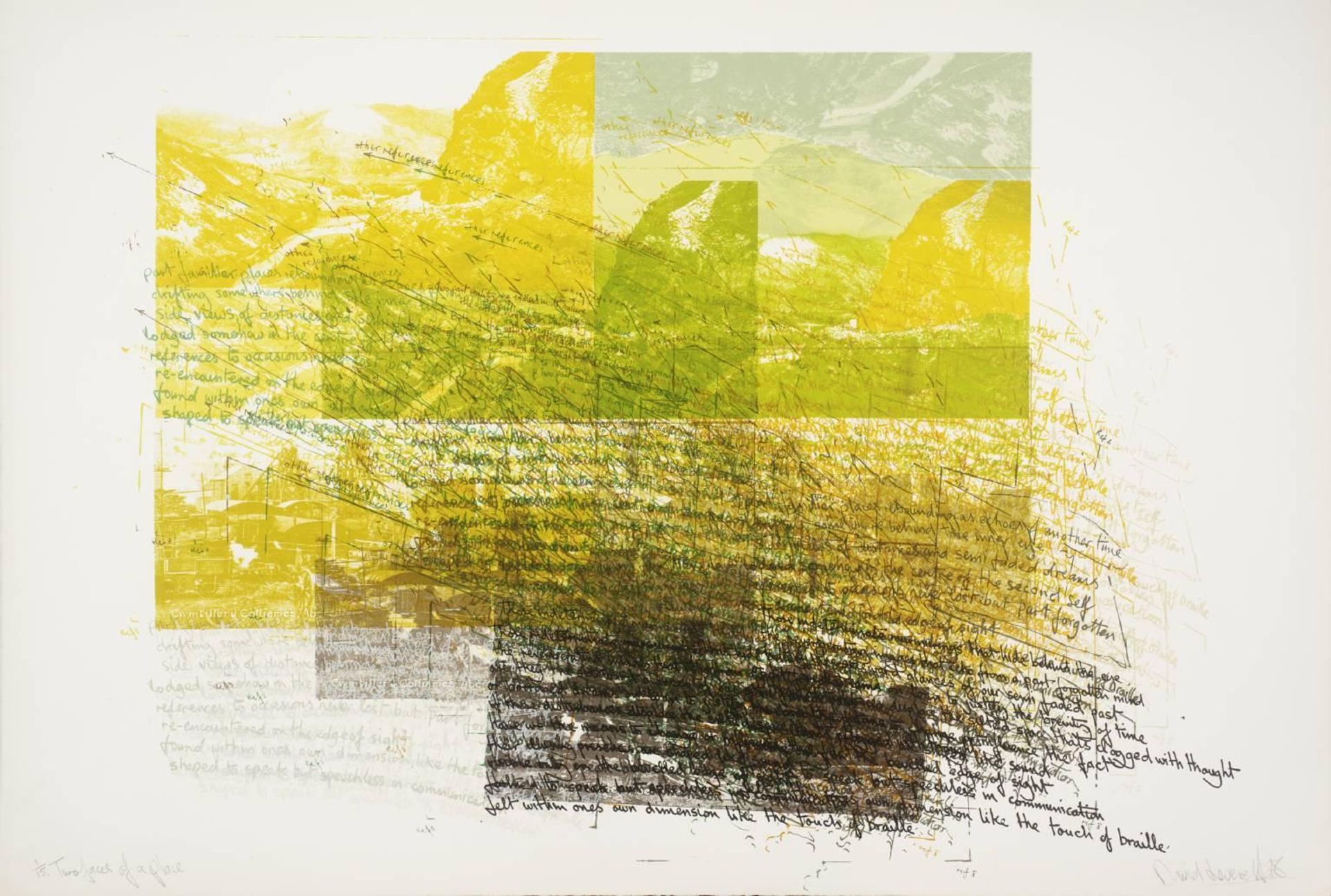 Two Faces of a Place by  David Leverett
