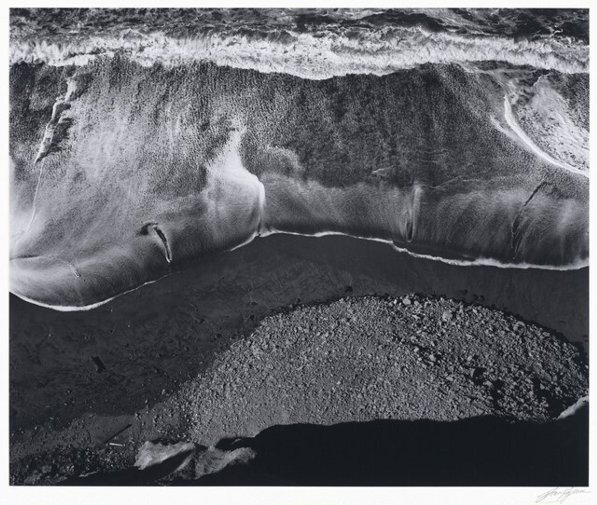 Surf Sequence 5, San Mateo County Coast, California by Ansel Adams