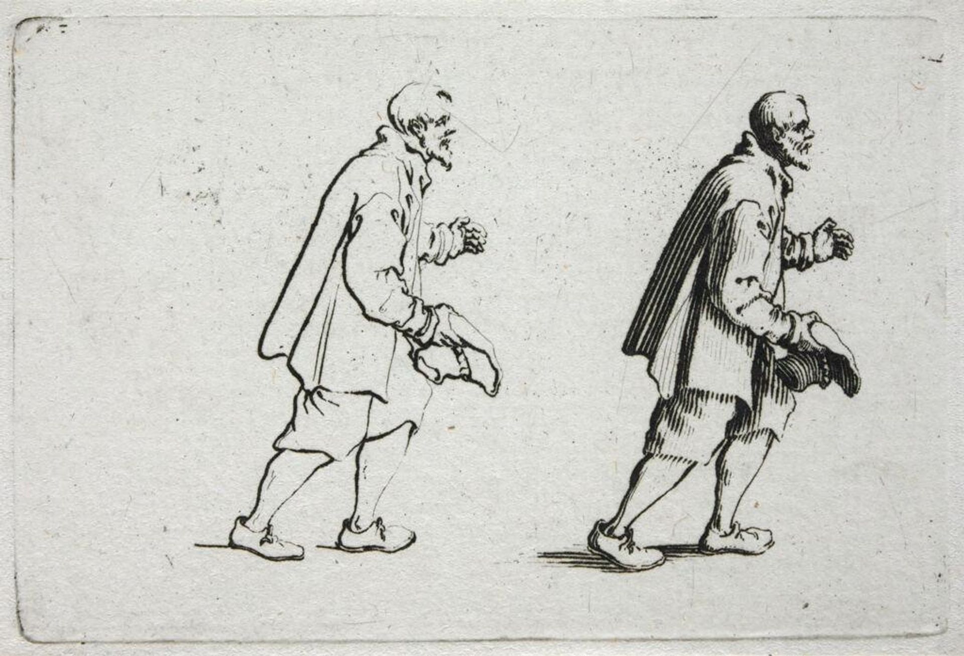 Peasant Doffing His Hat by Jacques Callot