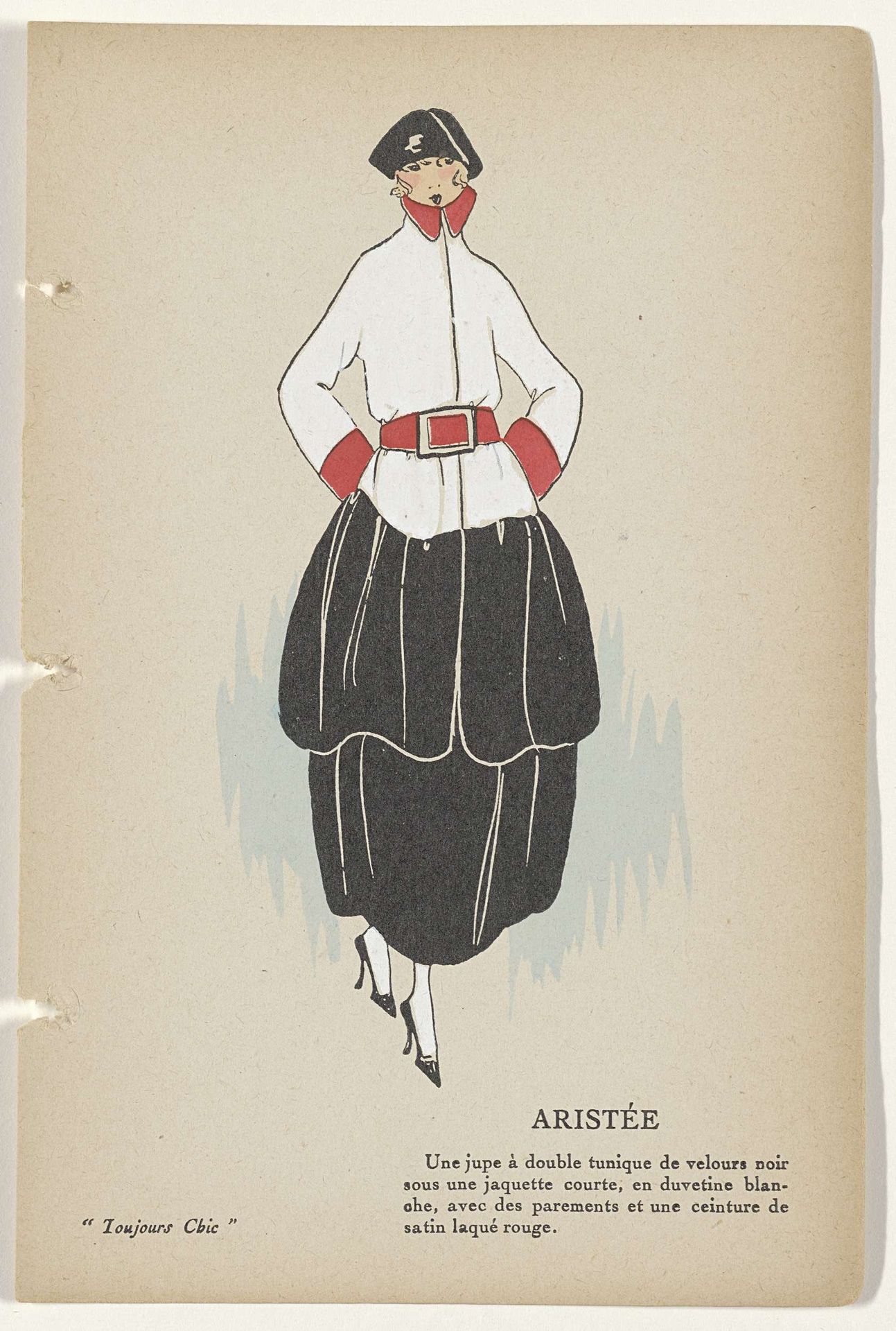 Toujours Chic Les Tailleurs et Les Manteaux, Hiver 1921-1922: Aristée by G-P. Joumard