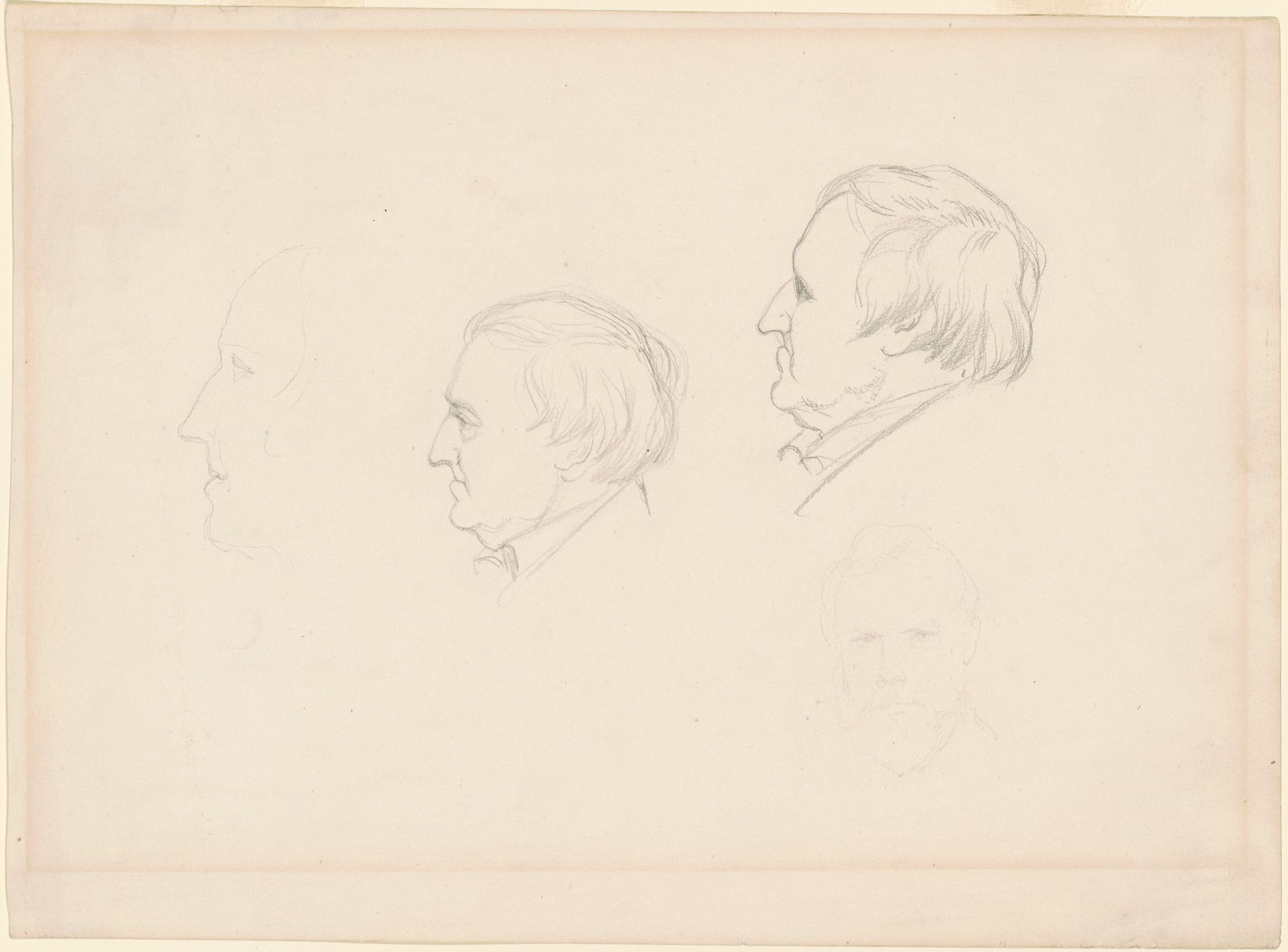 Studies of Men by Emanuel Leutze