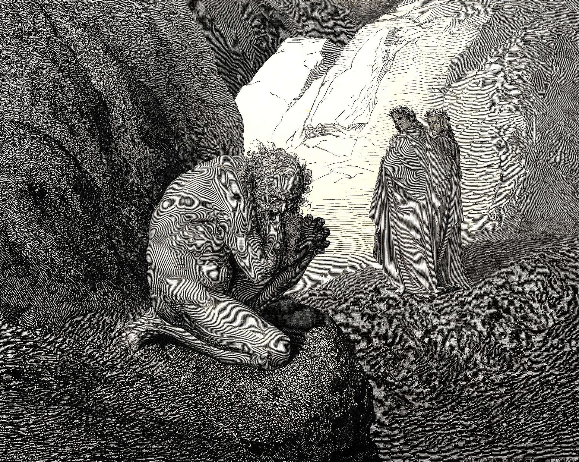 The Inferno, Canto 7 by Gustave Dore