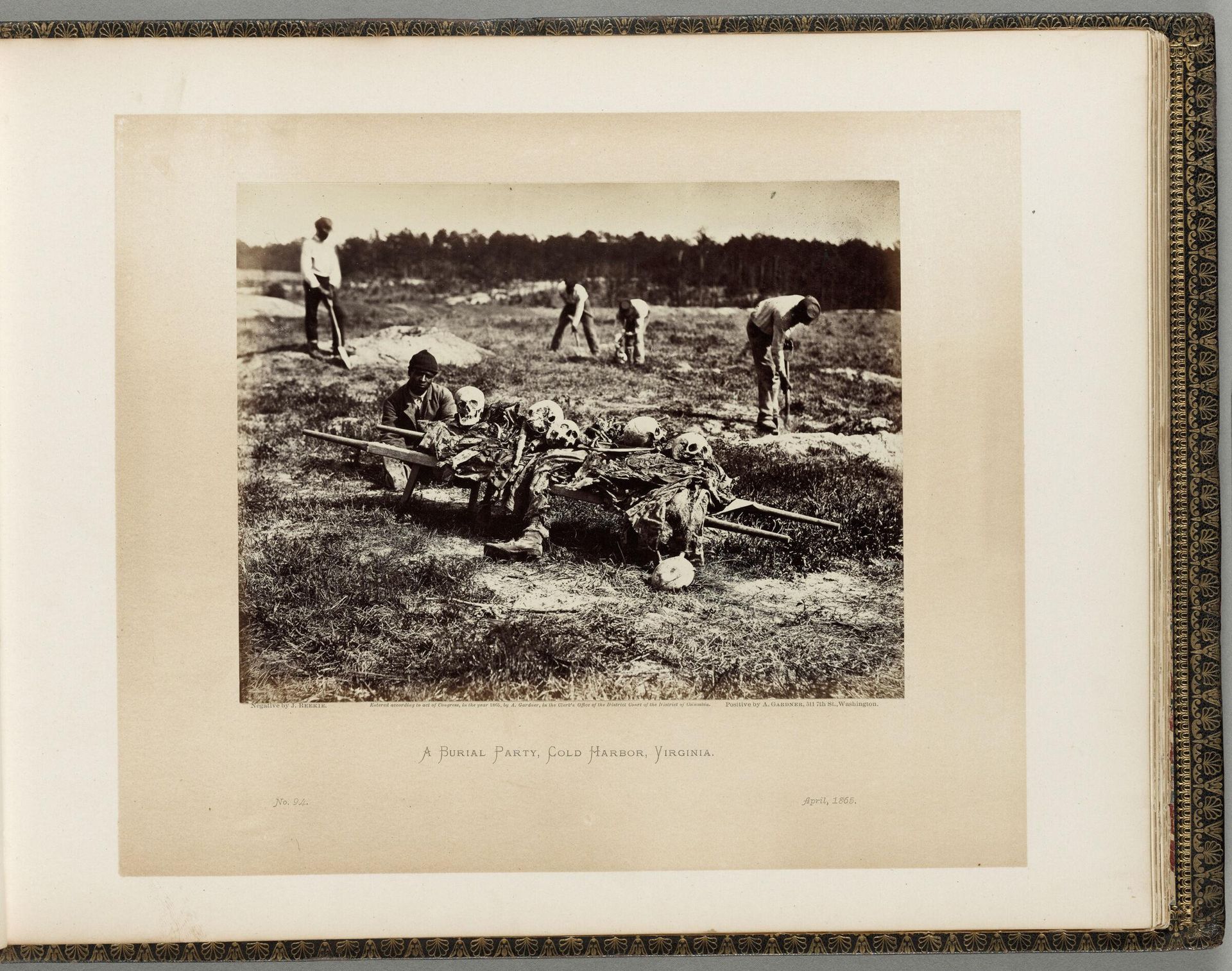 A Burial Party, Cold Harbor, Virginia by John Reekie