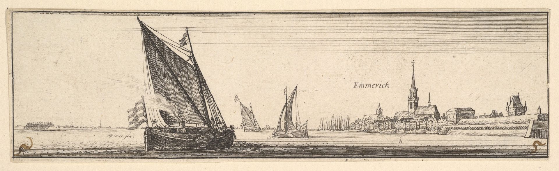 Emmerich by Wenceslaus Hollar