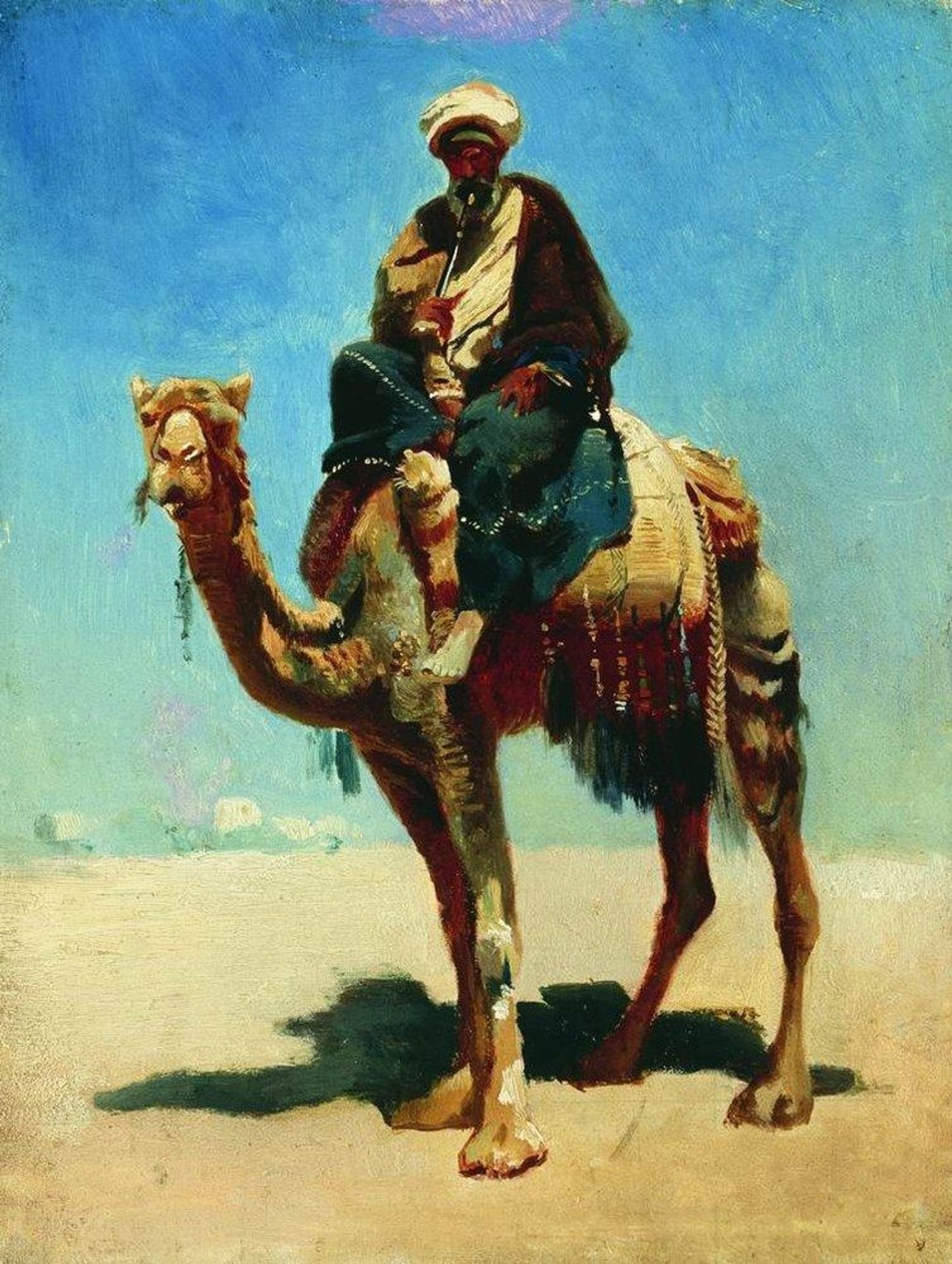 Arab on camel by Vasily Vereshchagin