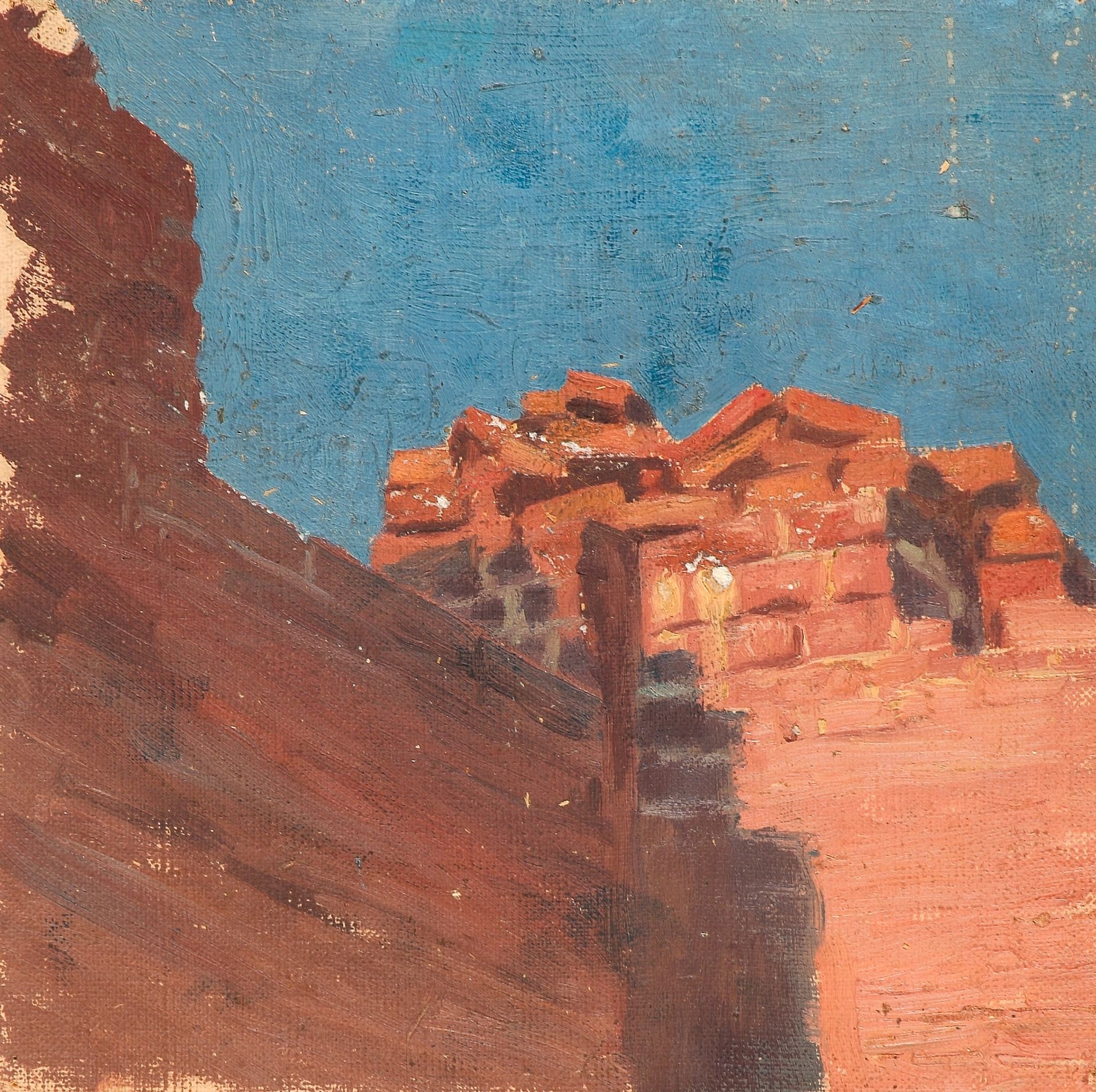 Study of walls by Nicholas Roerich