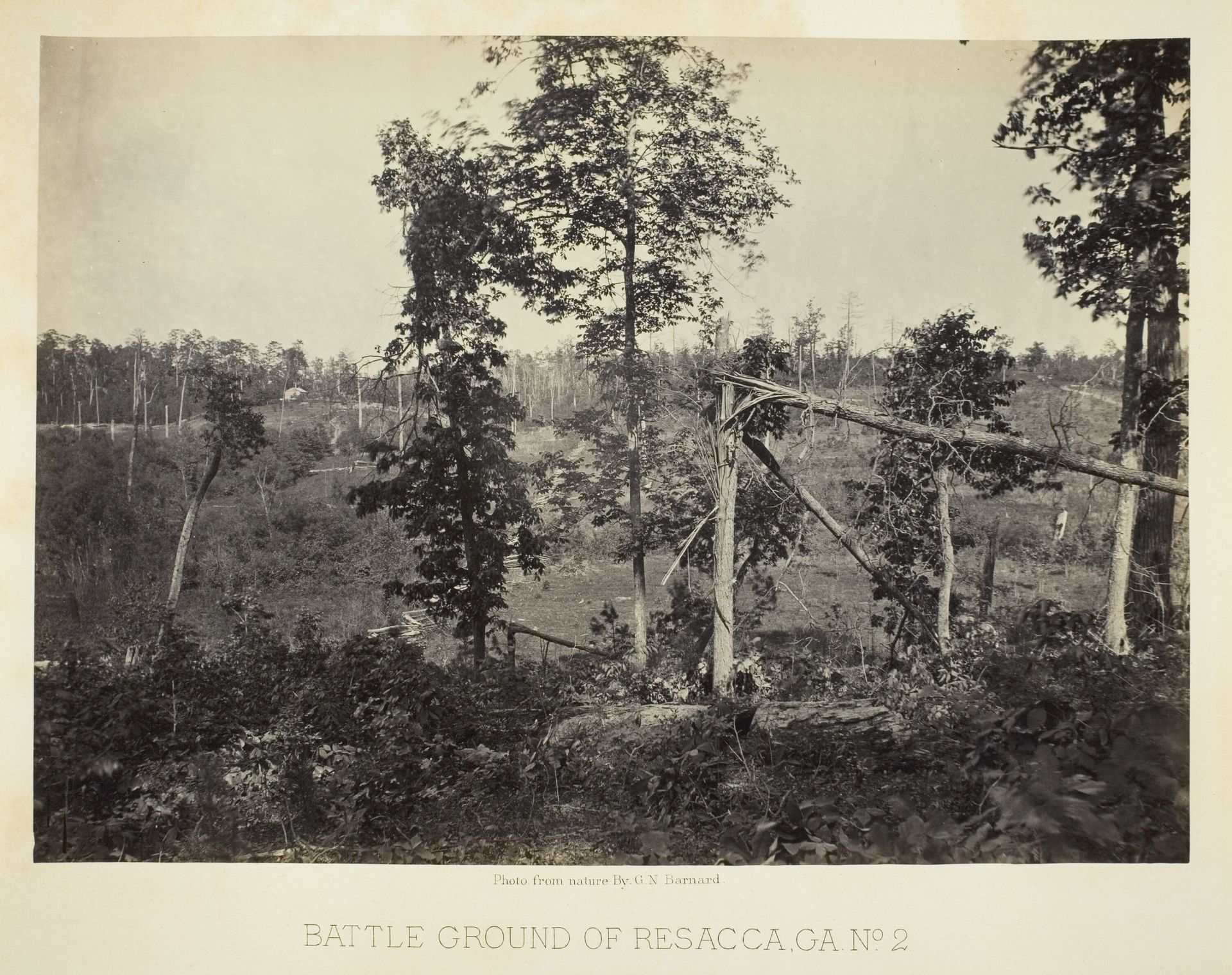 Battle Ground of Resacca, GA, No. 2 by George N. Barnard