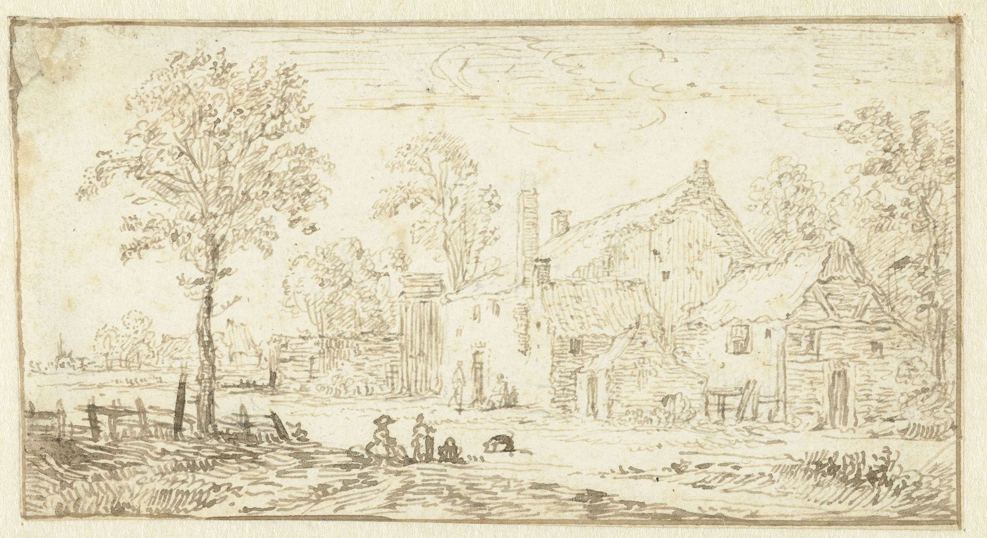 Dorpsstraat by Jan van Goyen