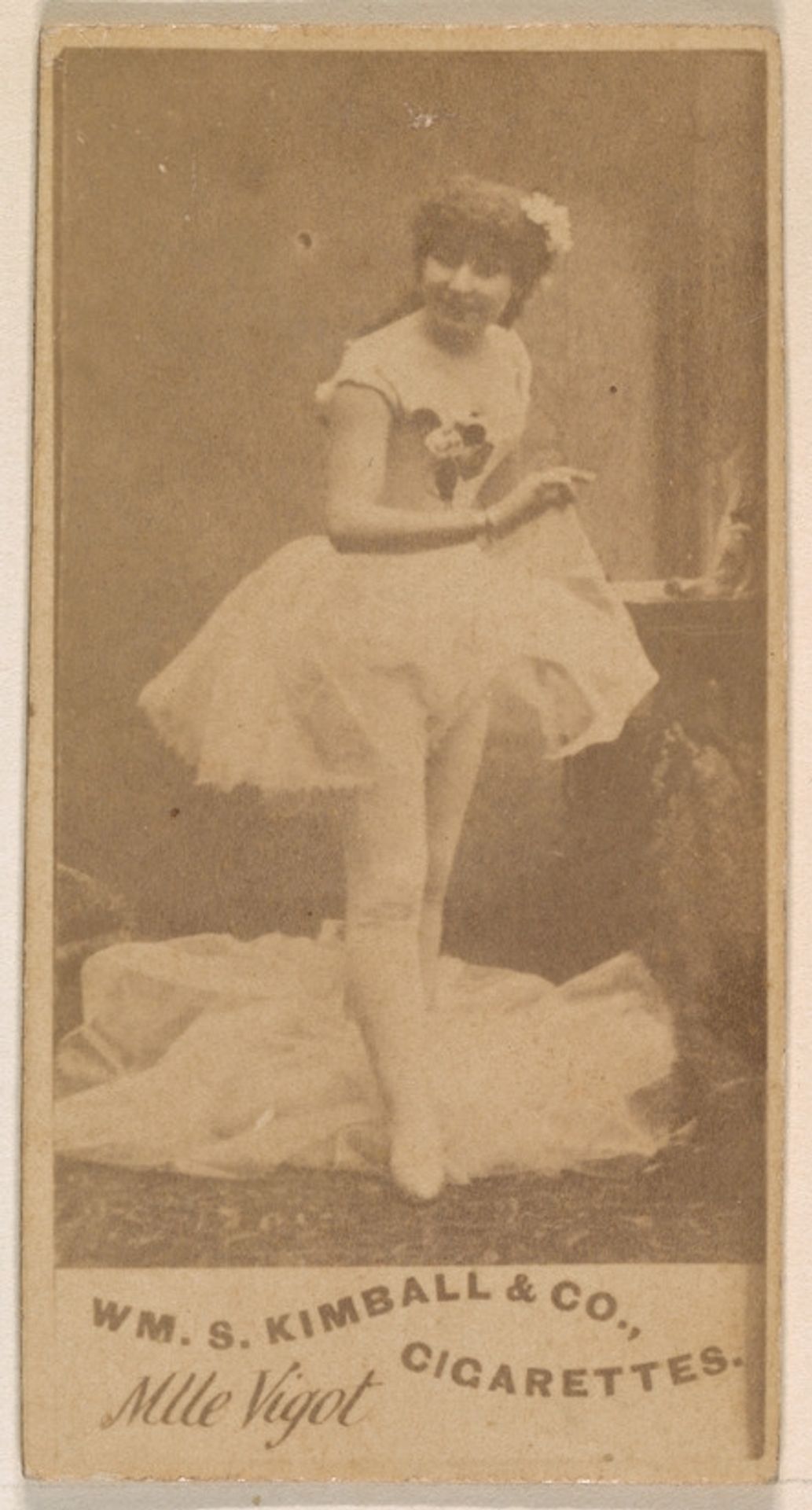 Mlle Vigot, from the Actresses series (N203) issued by Wm. S. Kimball & Co. by William S. Kimball & Company