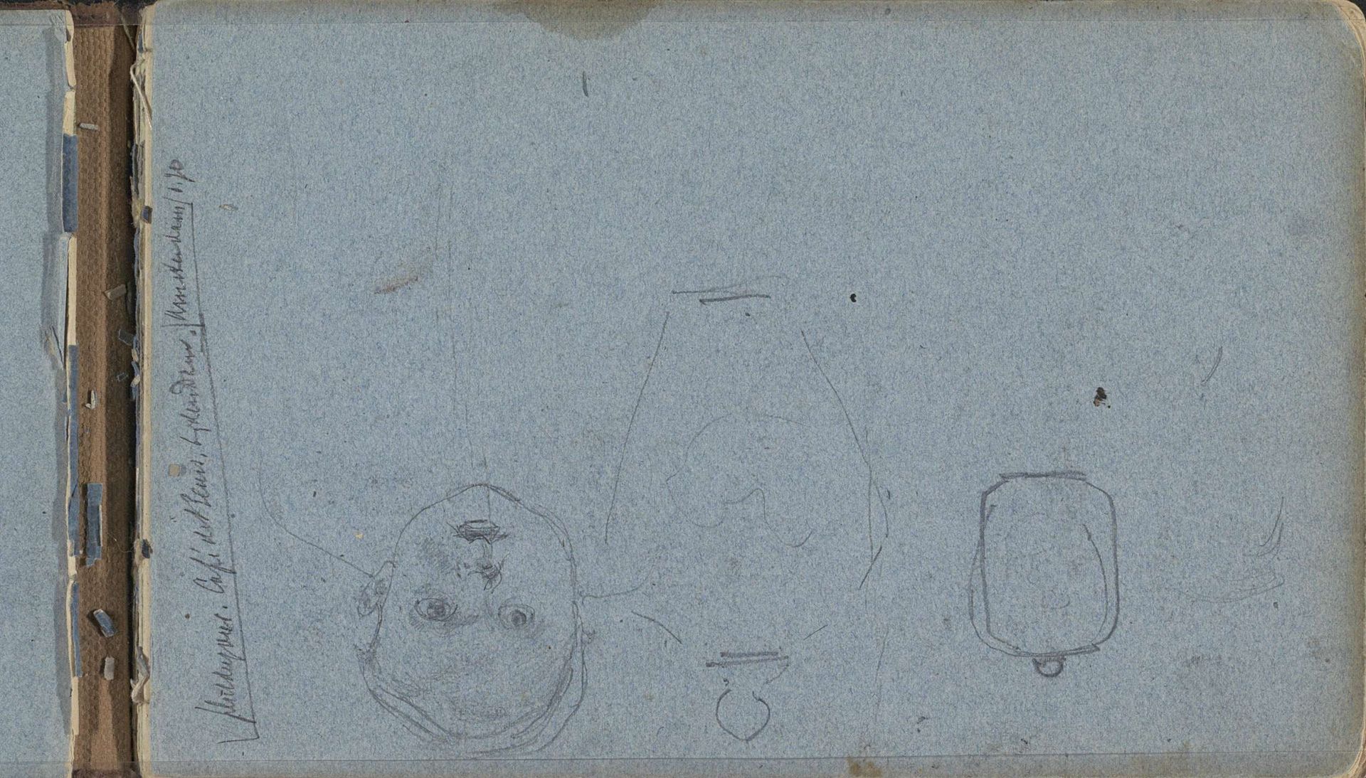 Voorwerpen en een kinderhoofd by George Hendrik Breitner