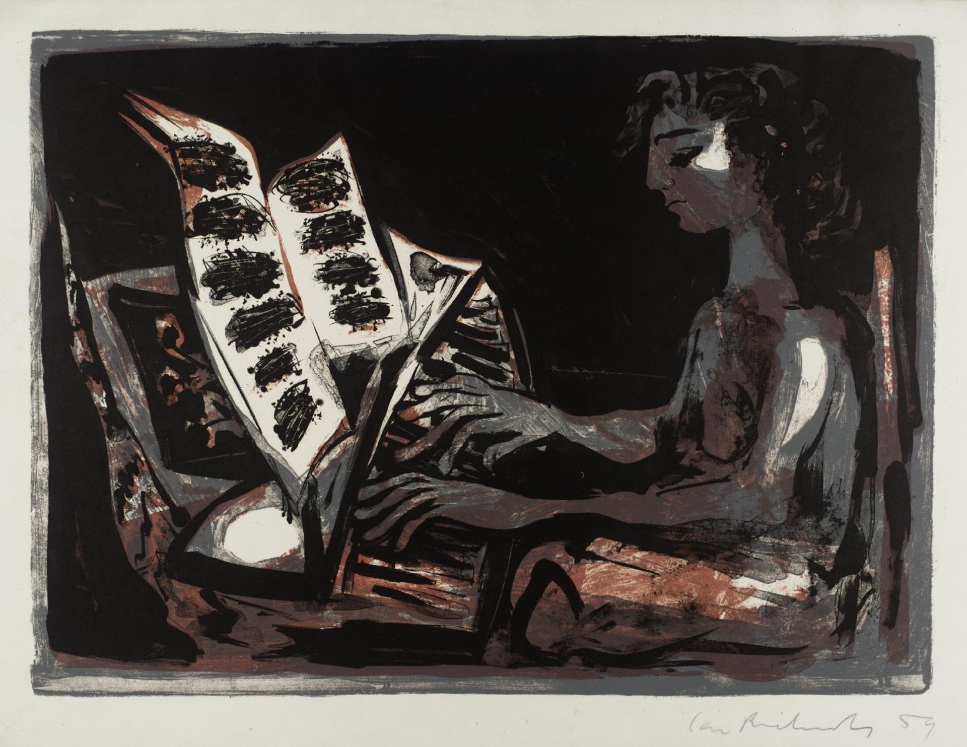 La Pianiste by Ceri Richards