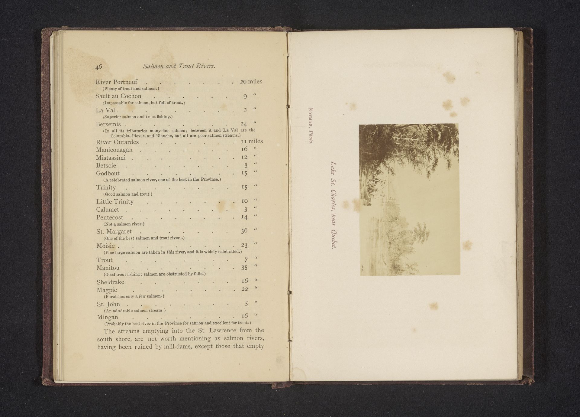 Lake St. Charles, near Quebec by William Notman