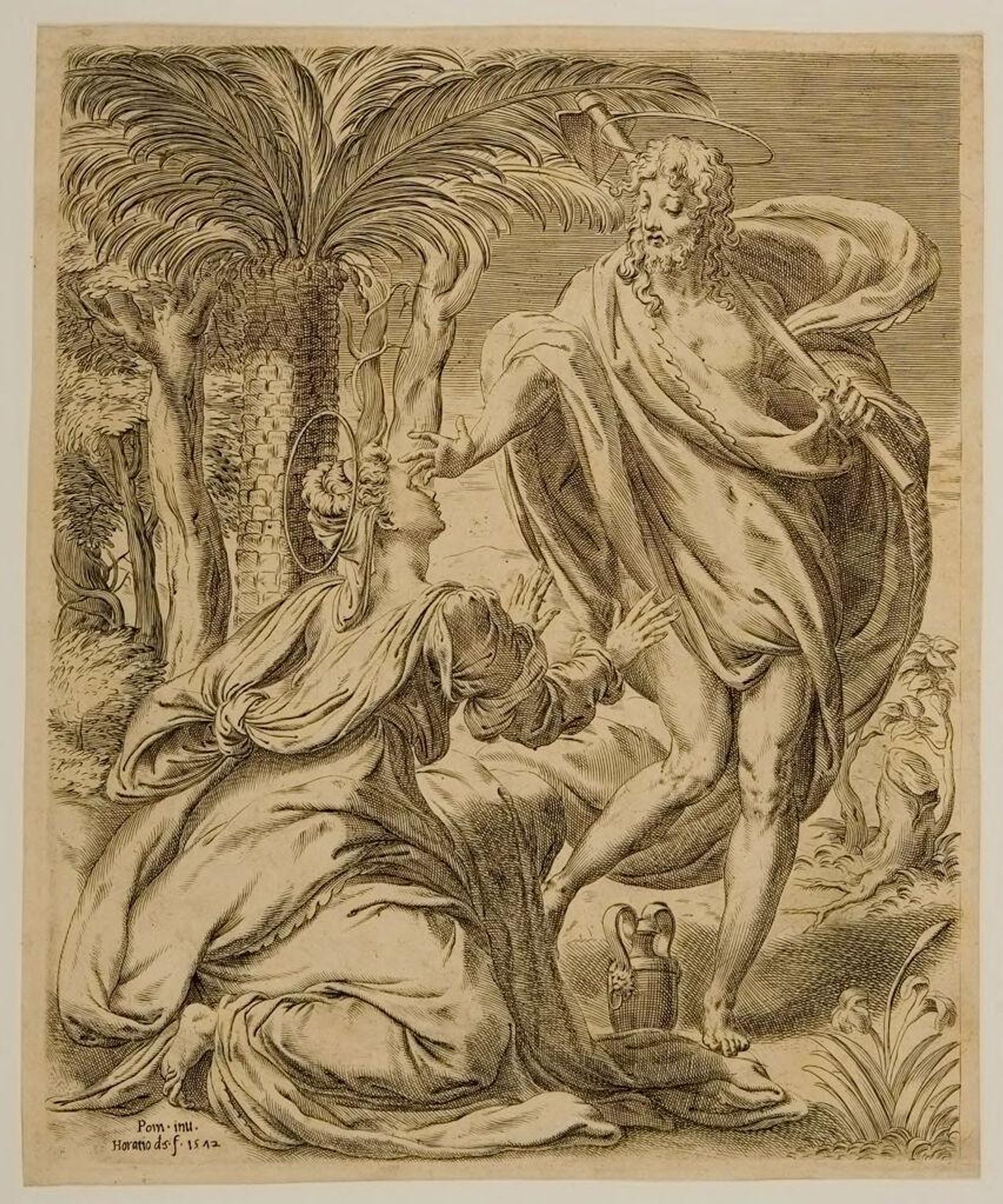 Christ Appearing to Mary Magdalen by Orazio de Sanctis