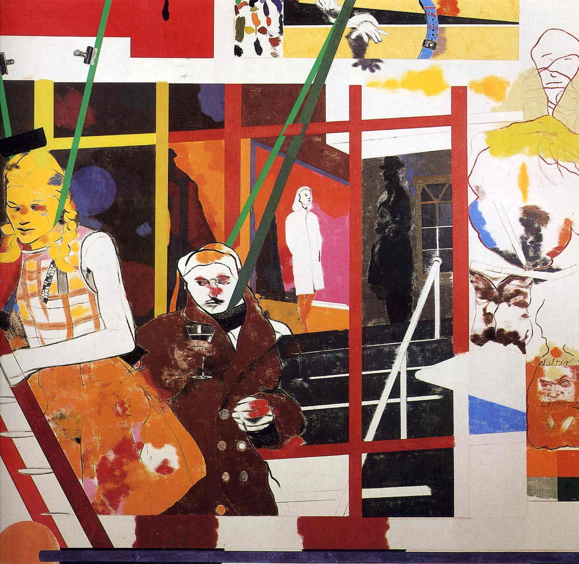 Portrait of Walter Lippman by R. B. Kitaj