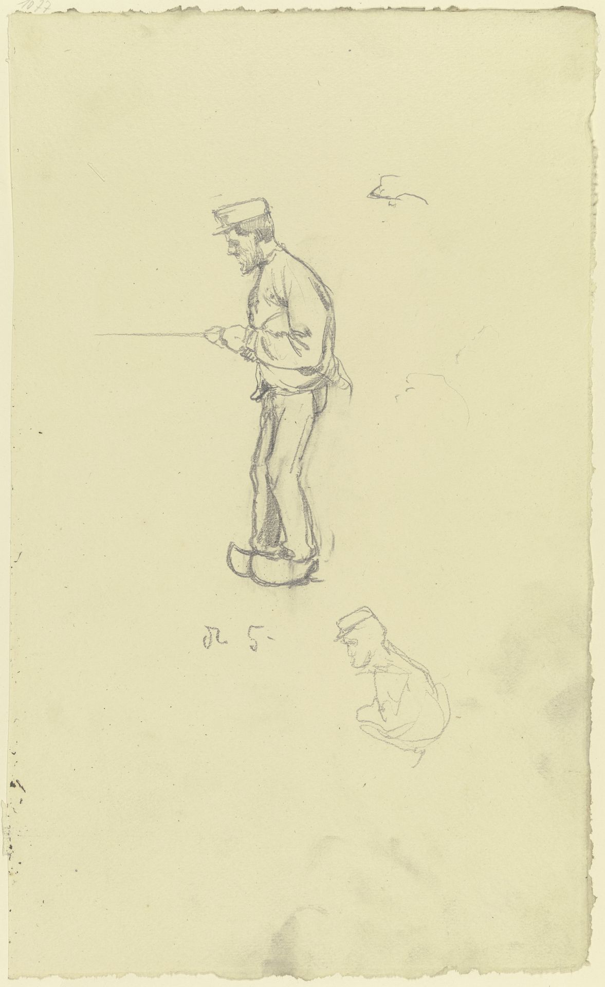 Arbeiter aus der _Großen Spinnerei von Edam_ by Rudolf Gudden