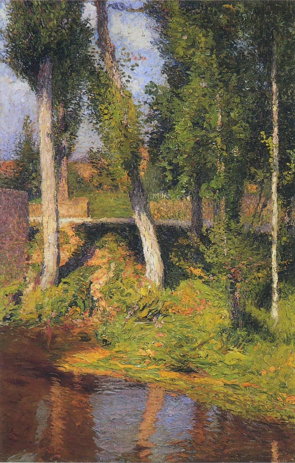 By the River by Henri Martin